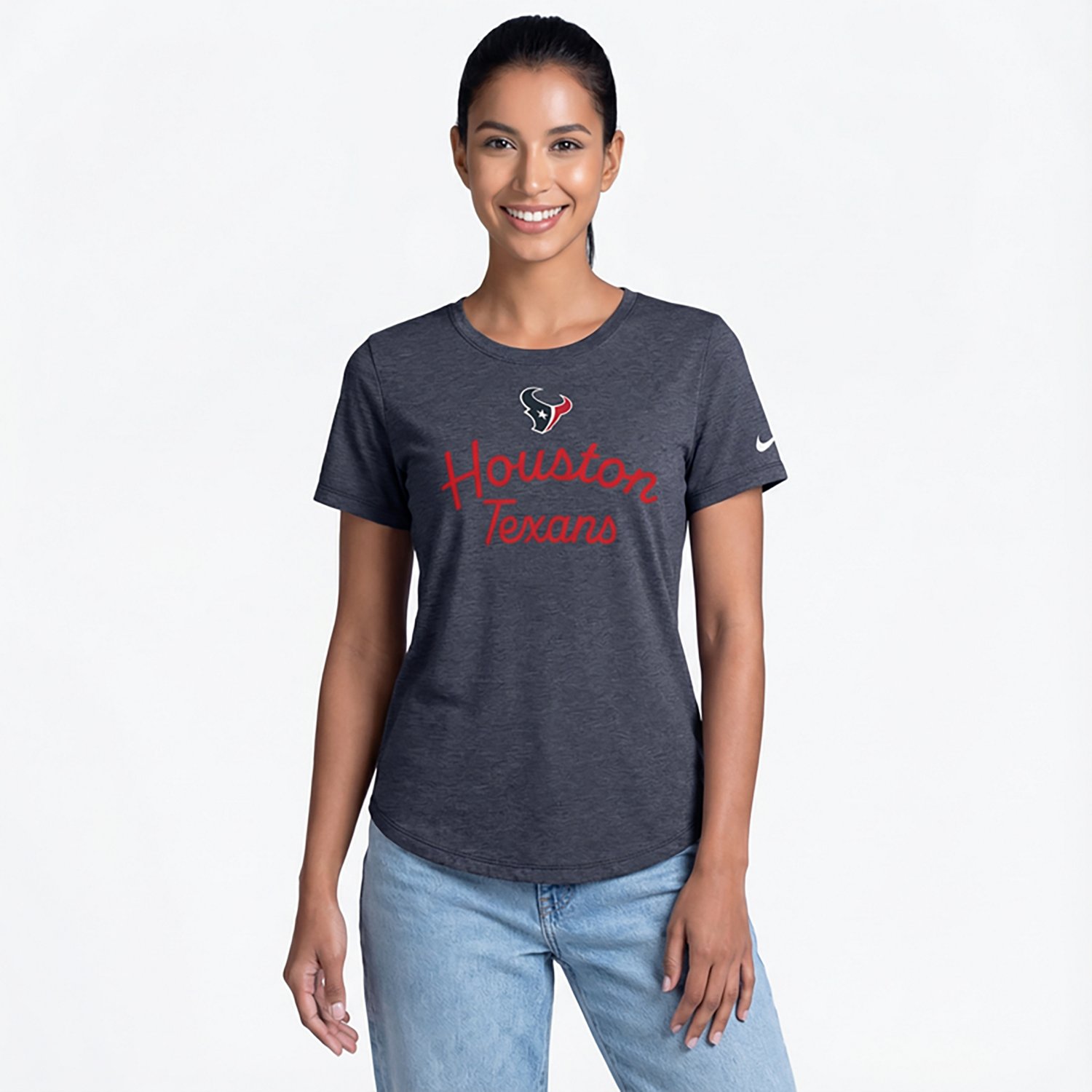 Nike Women's Houston Texans Triblend Fashion Graphic T-shirt