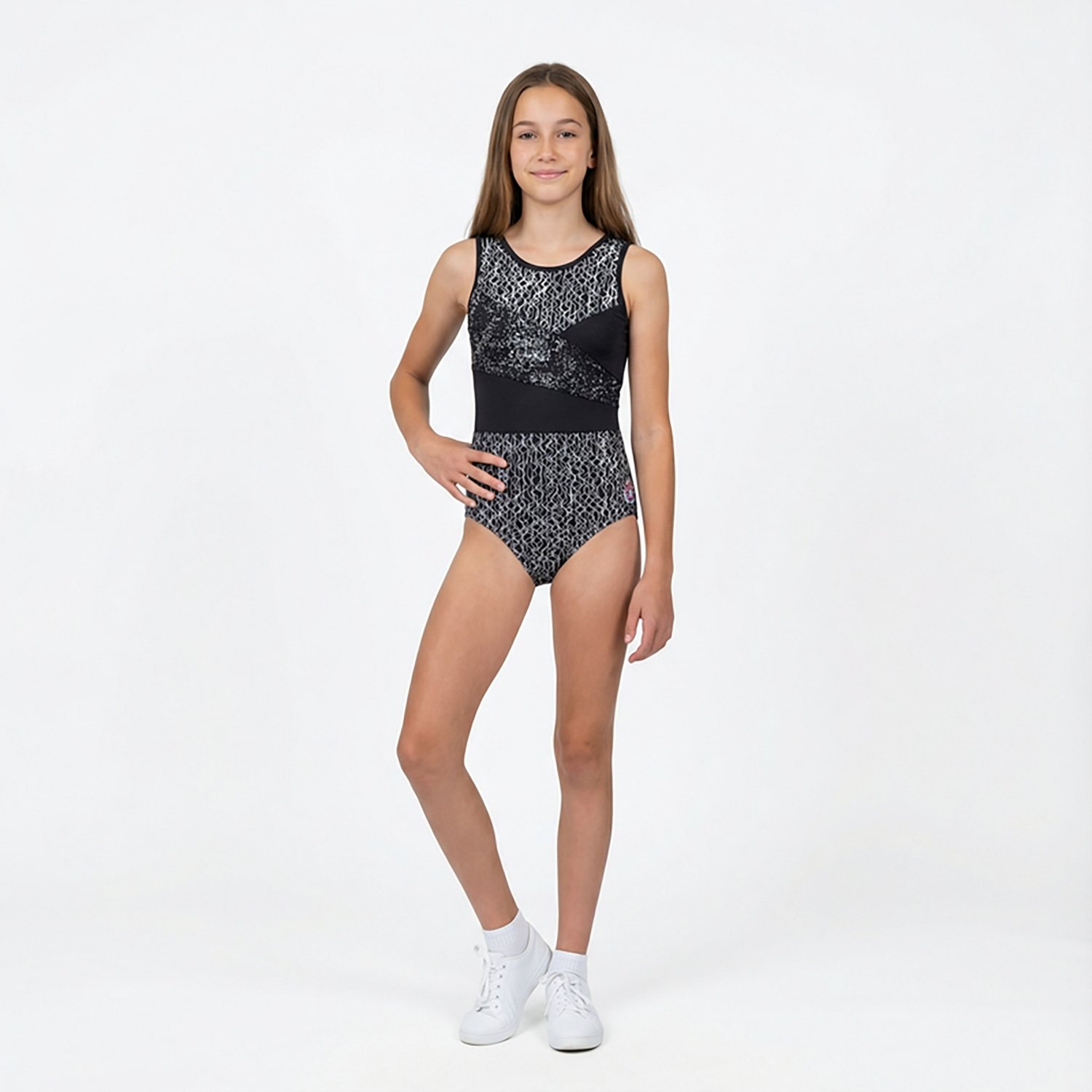 Rainbeau Moves Girl's Foil Tank Leotard