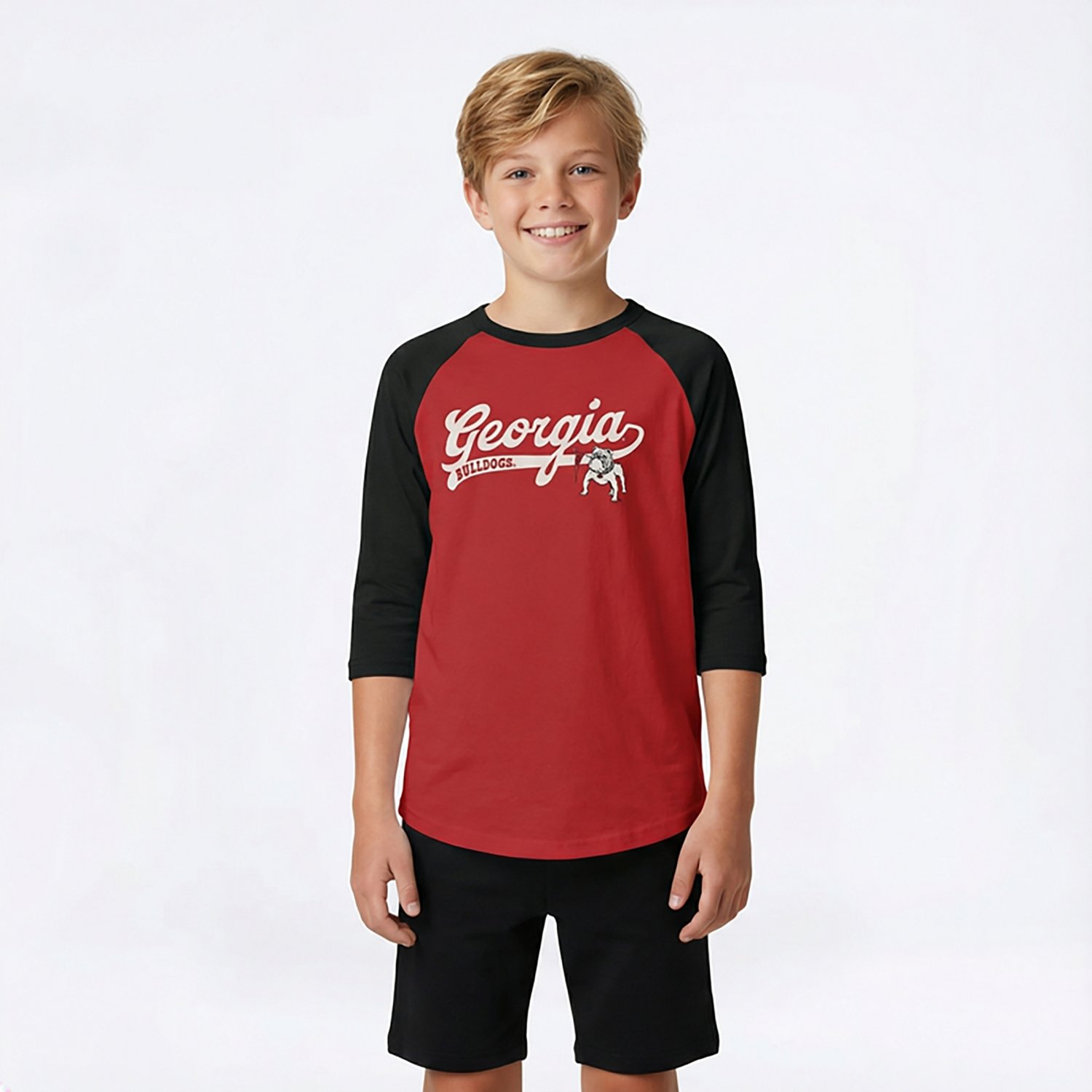 '47 Boys' Georgia Super Script Line Drive Raglan T-shirt - view number 2