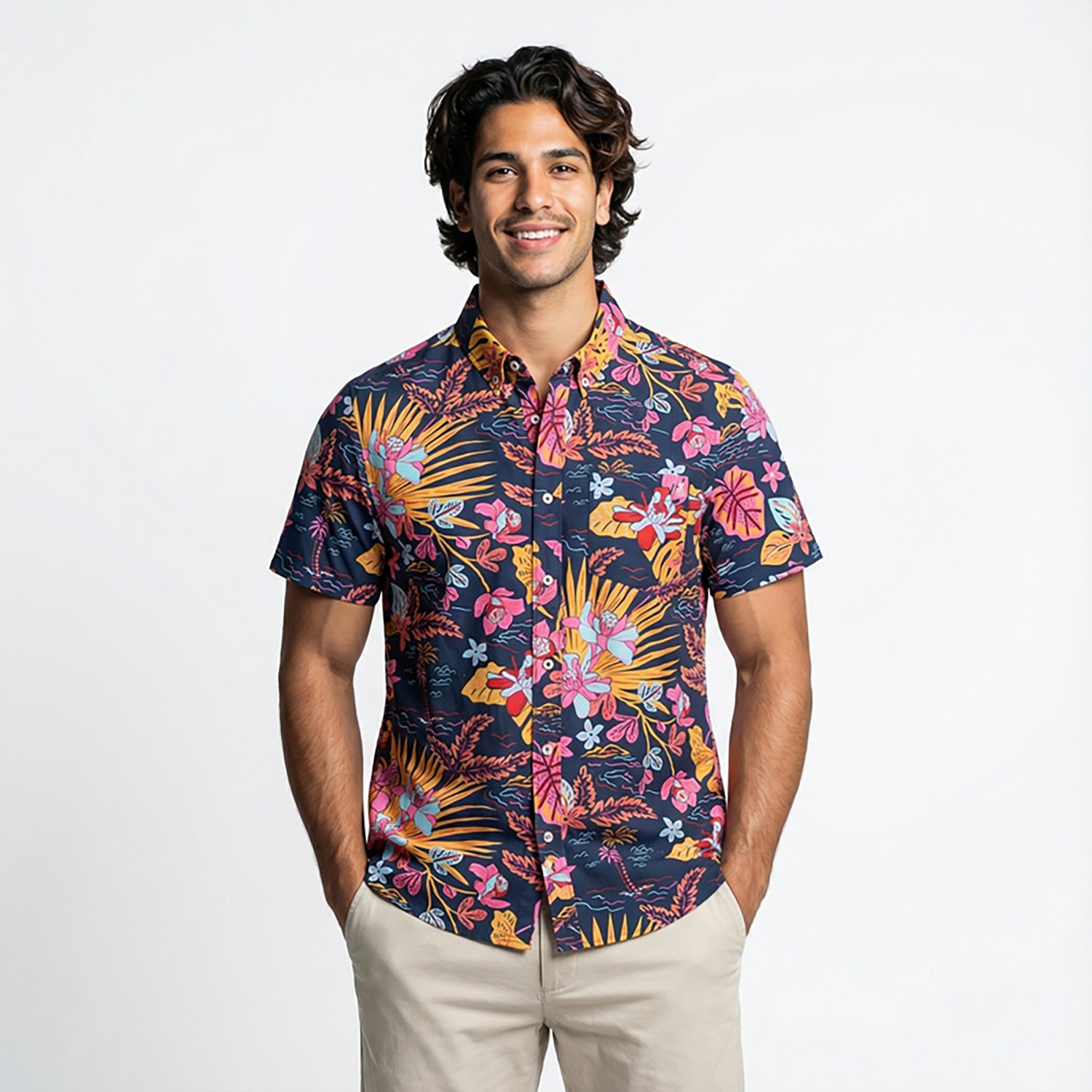 Chubbies Men's The Leafscape Performance Friday Shirt - view number 2