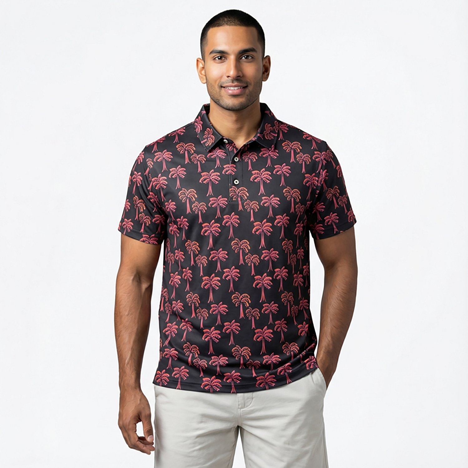 Chubbies Men's The Tropical Night Performance Polo - view number 2