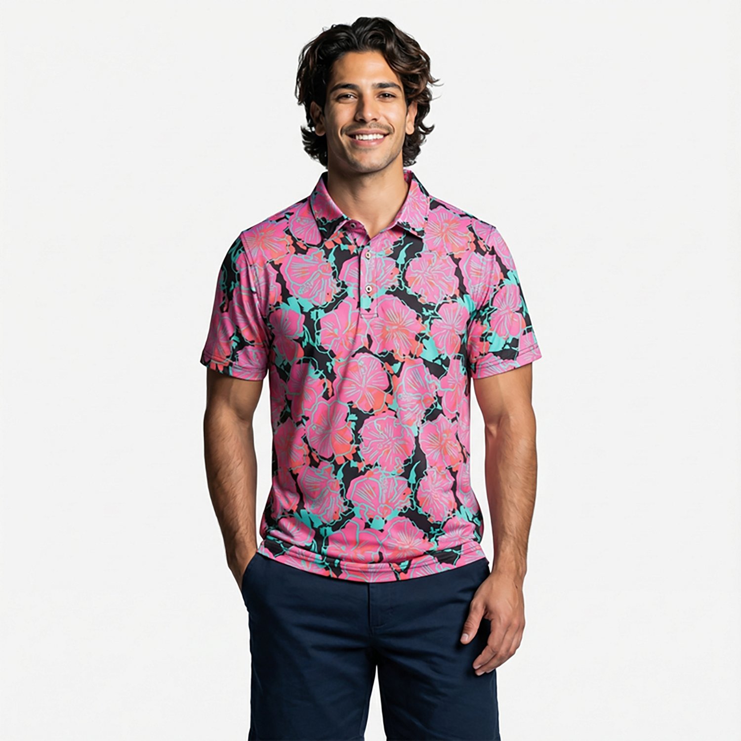Chubbies Men's The Bio-Luminescent Performance Polo - view number 2
