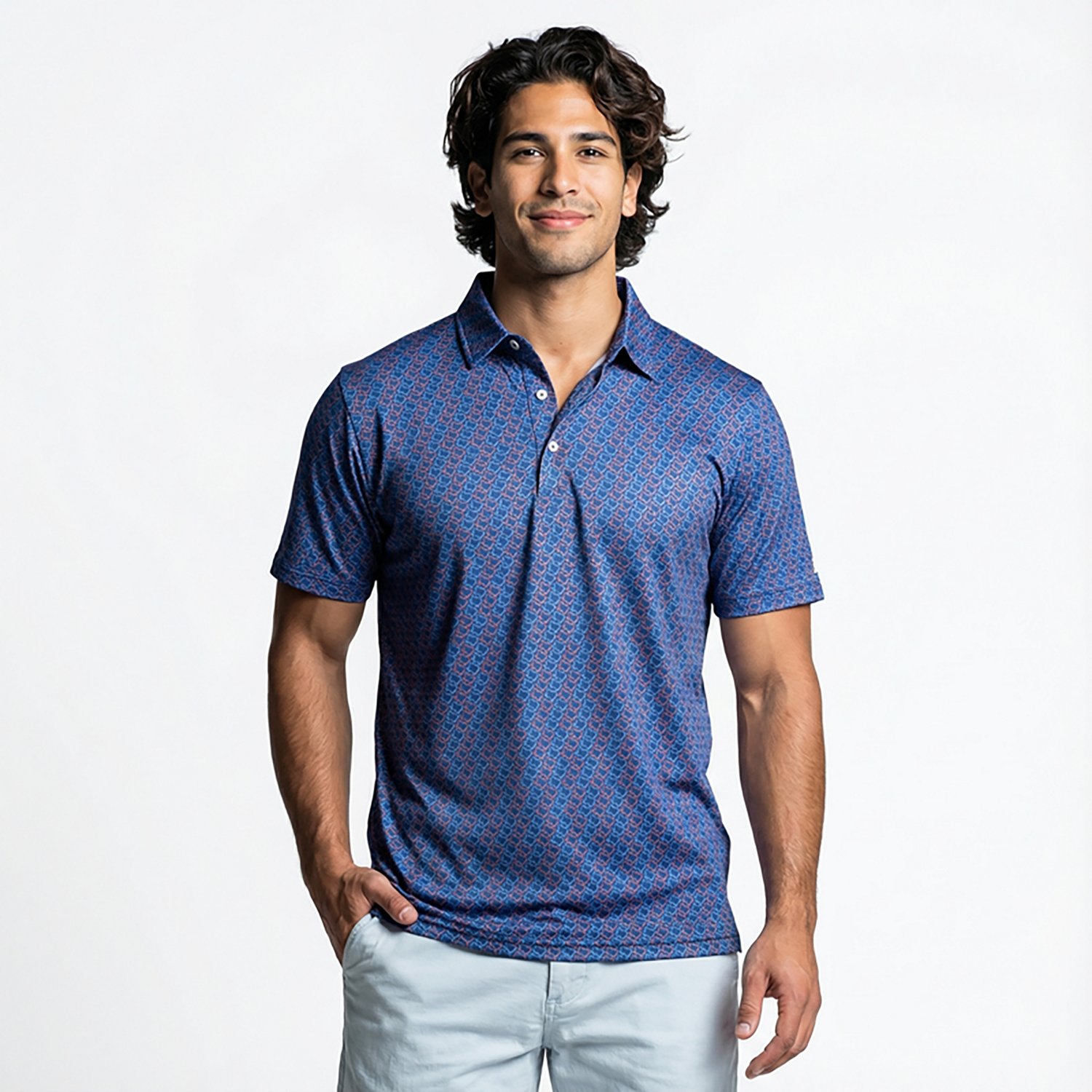 Chubbies Men's The Lone Star Performance Polo - view number 2