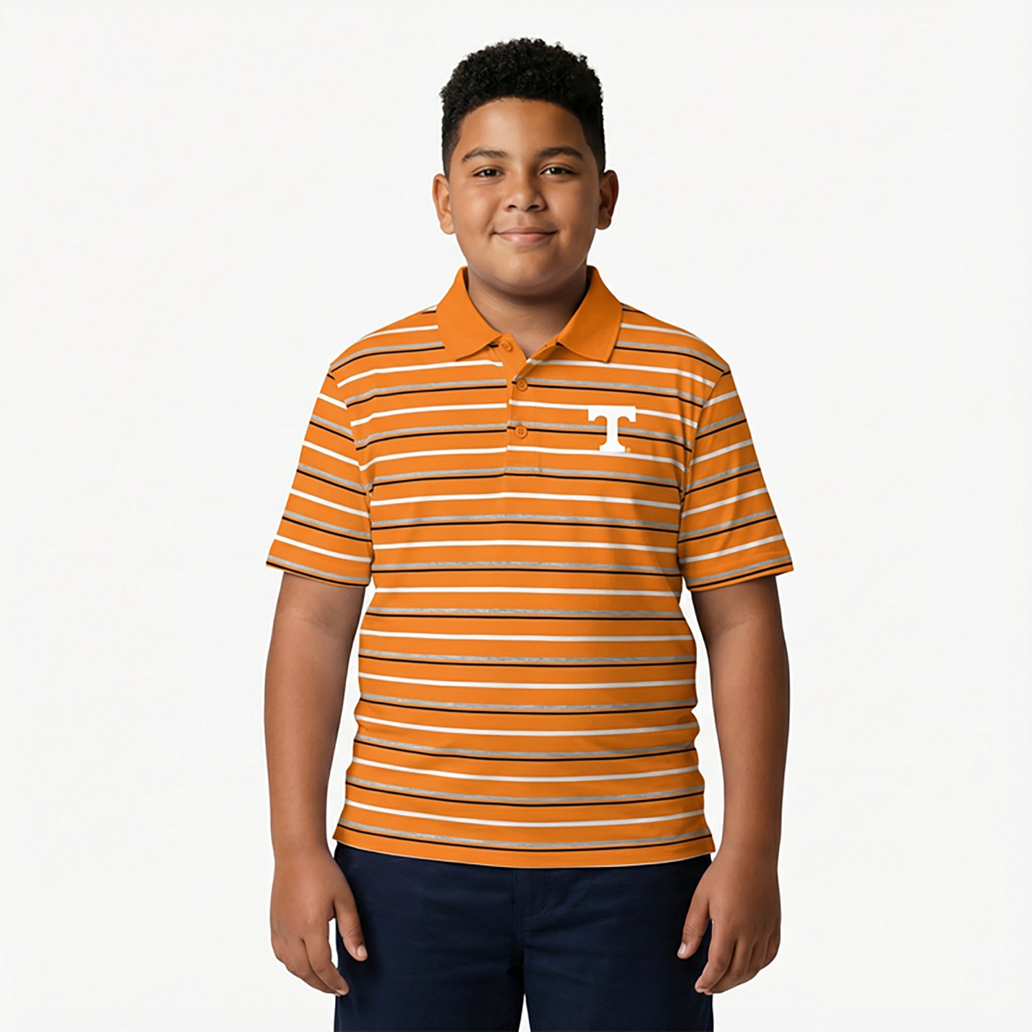 Two Feet Ahead Boys' University of Tennessee Multi-Stripe Polo Shirt - view number 2