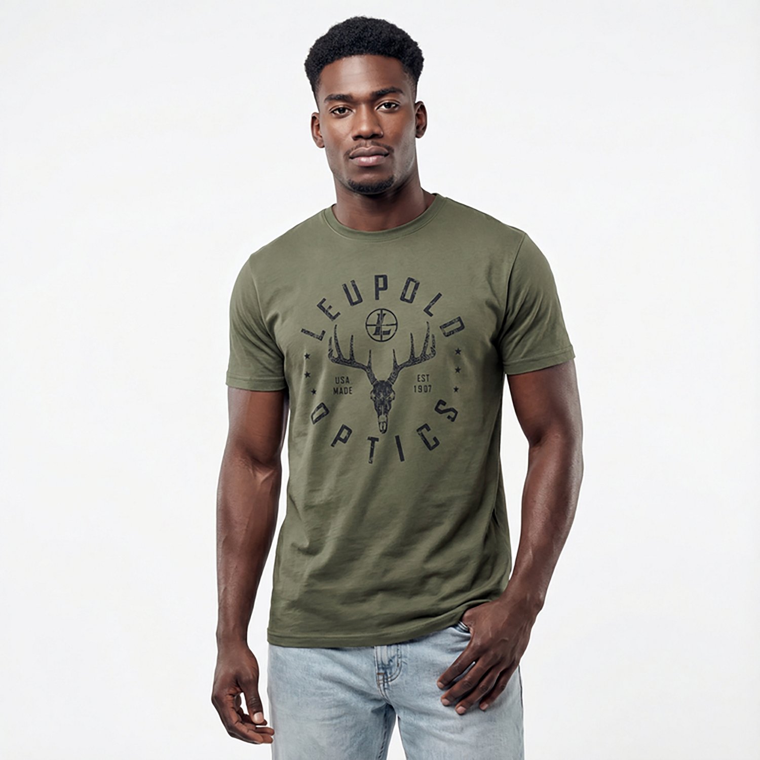 Leupold Men's American Whitetail Graphic T-shirt - view number 2