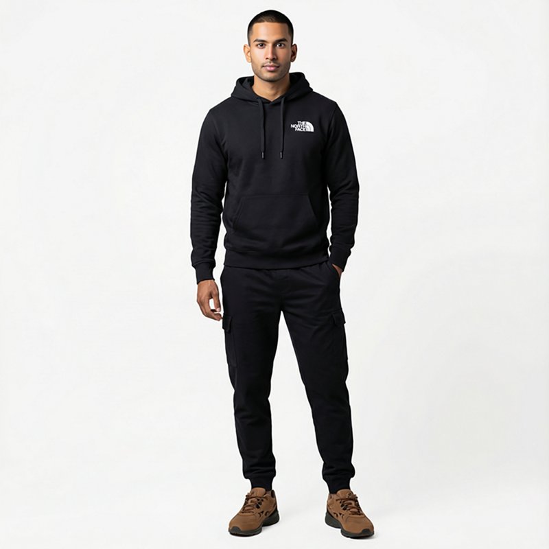 The North Face Men's Evolution Box Never Stop Exploring Hoodie - Black