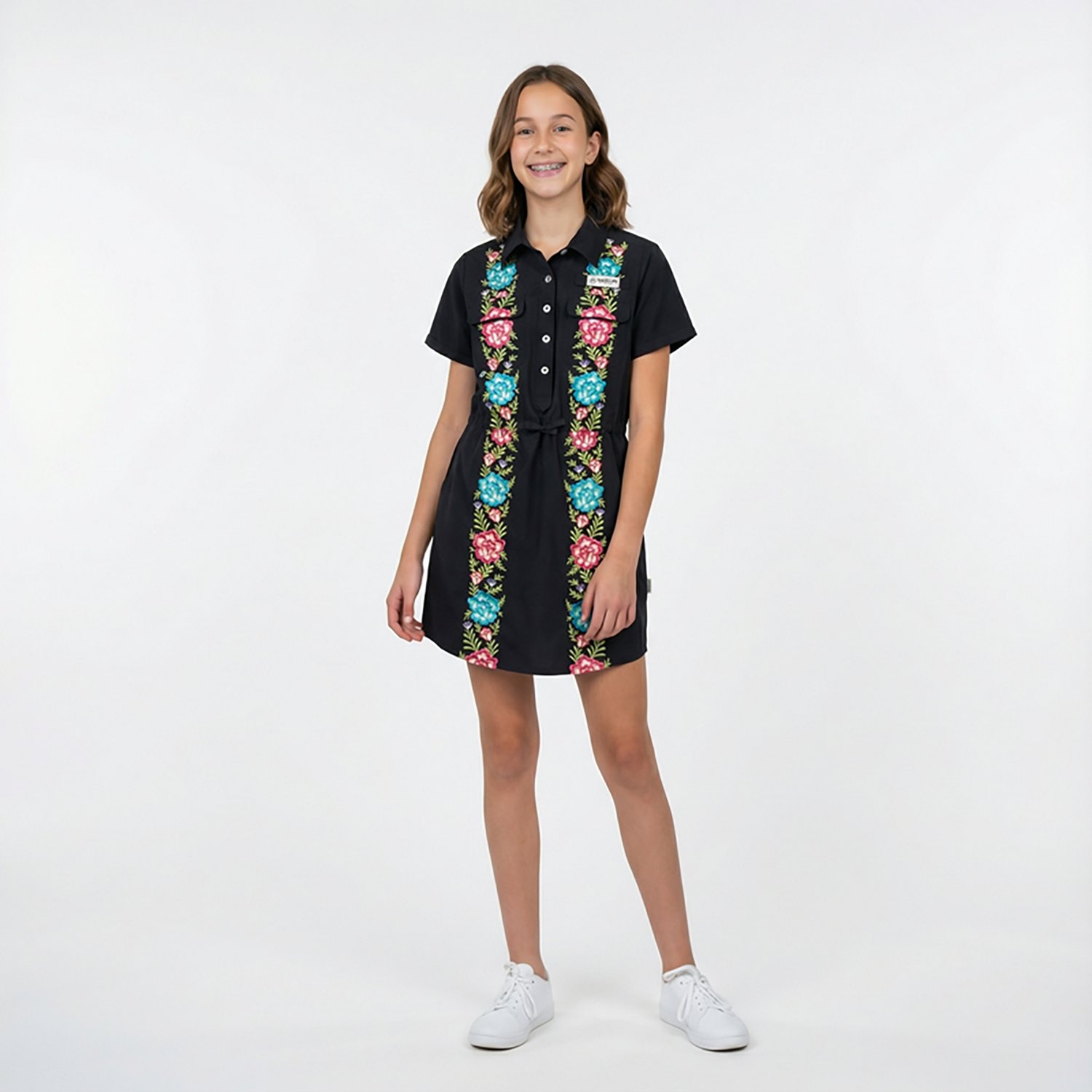 Magellan Outdoors Girls' Guayabera Dress