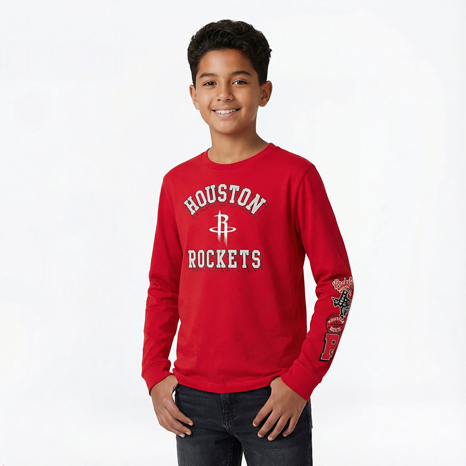 Nike Houston Rockets Kids' Up My Sleeve Long Sleeve T-shirt