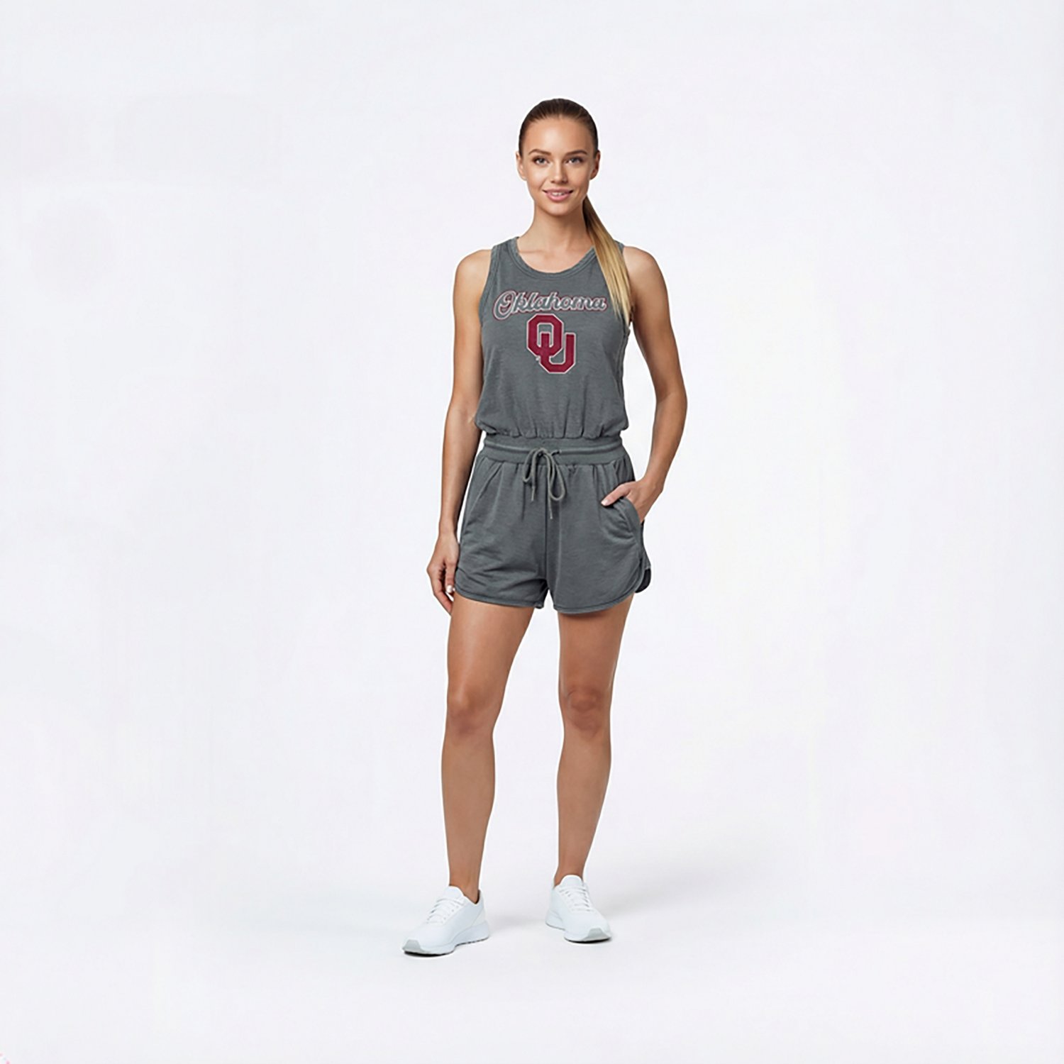 College Concepts Women's Oklahoma Sooners Instep Romper