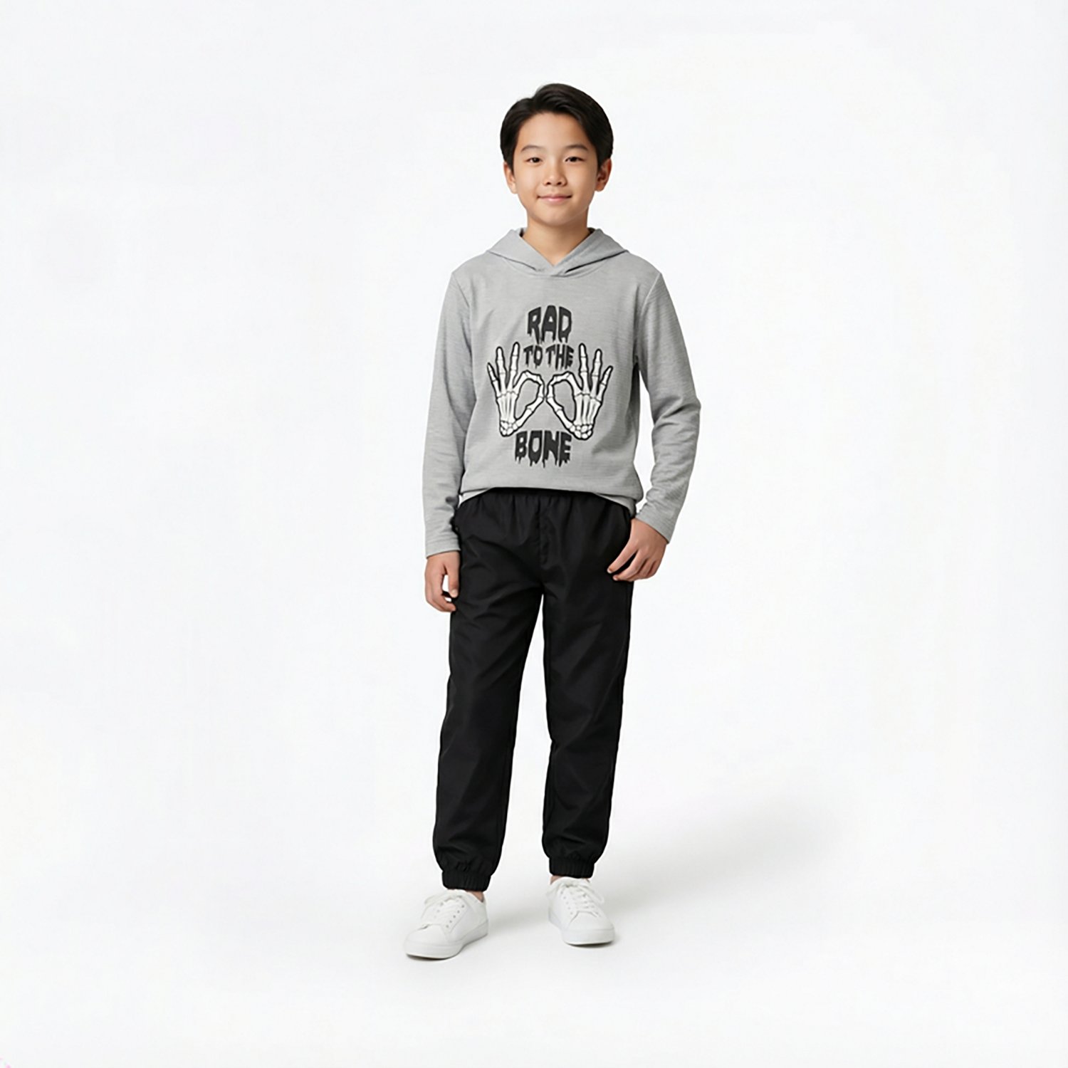 BCG Boys' 4-7 Rad To The Bone Long Sleeve 2-Piece Set