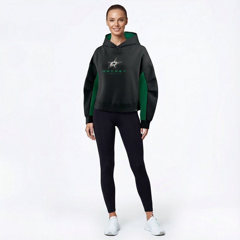 VF Imagewear Women's Stars Back Check Fleece Pullover Hoodie