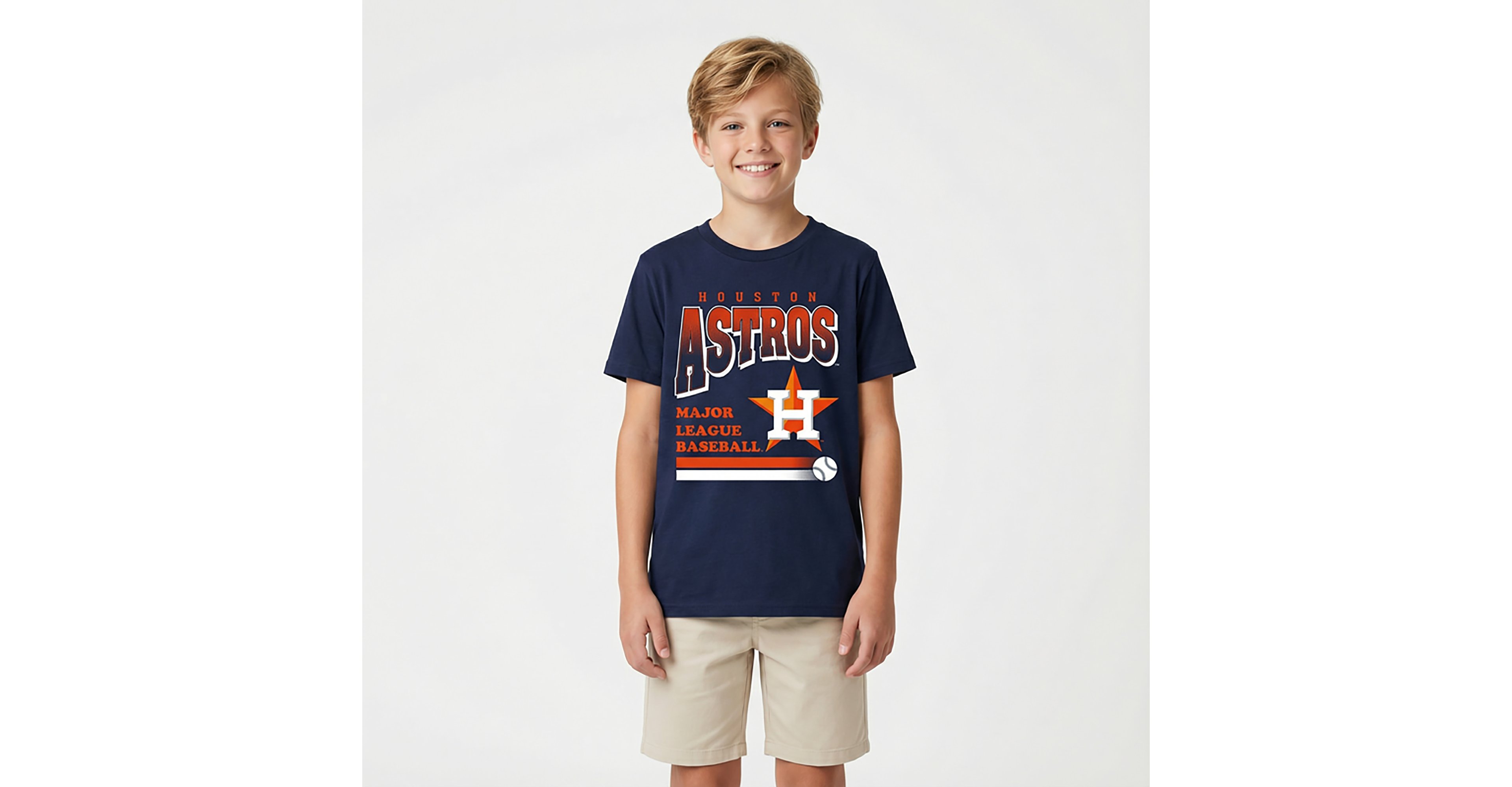 Outerstuff Boys' 4-7 Astros Da Bleachers T-shirt