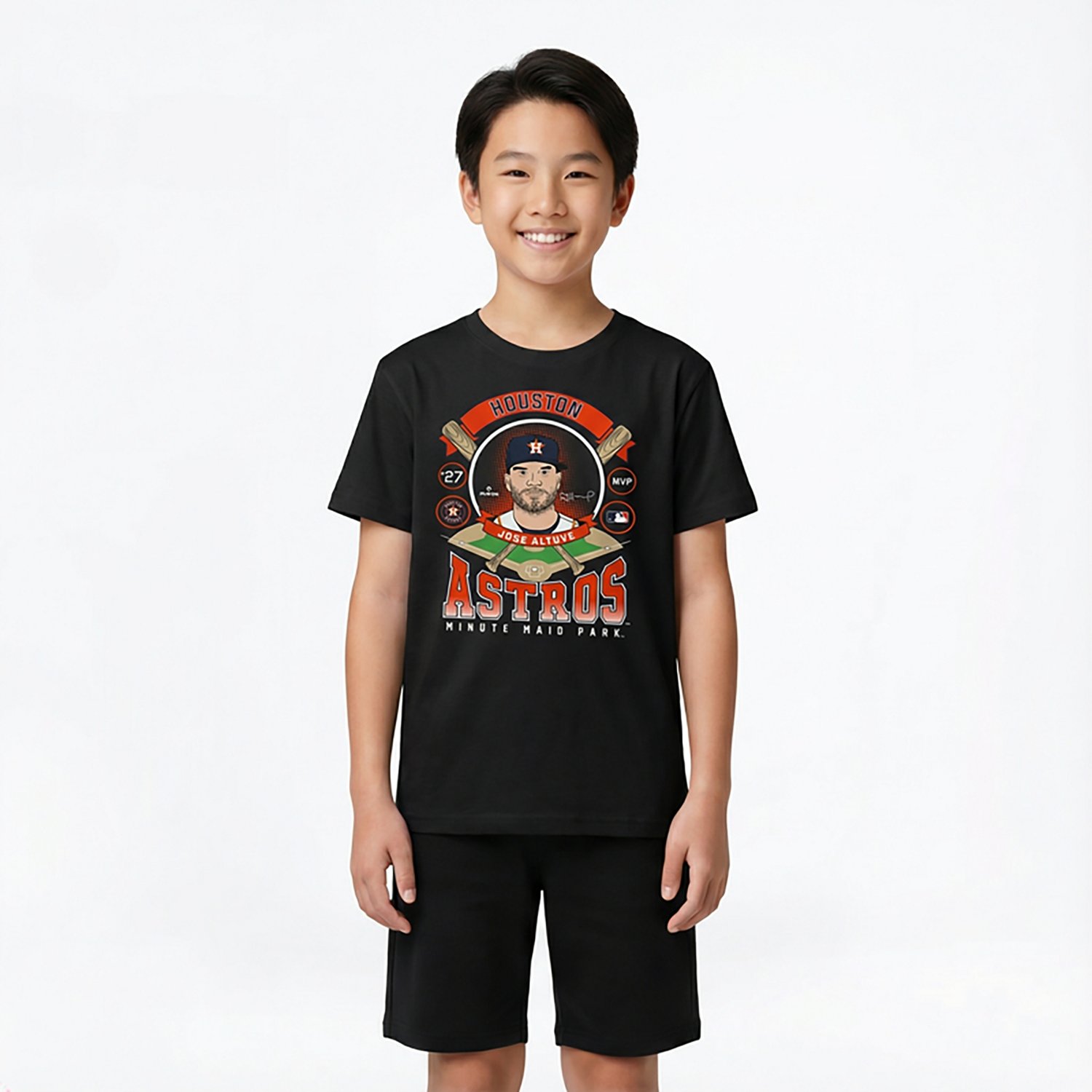 Outerstuff Youth Astros Jose Altuve Player Profile T-shirt