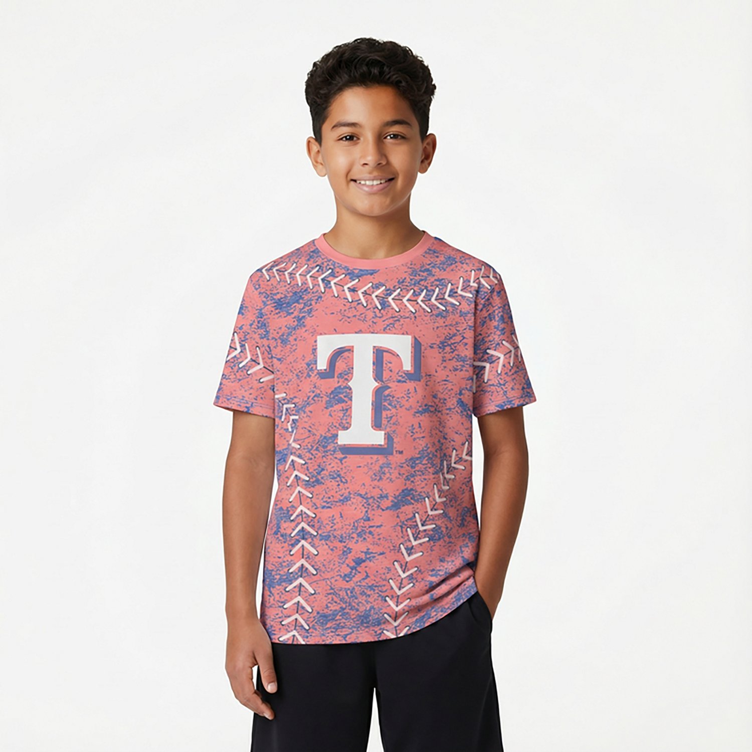 Outerstuff Youth Rangers Slide Score Bold Sublimated T-shirt