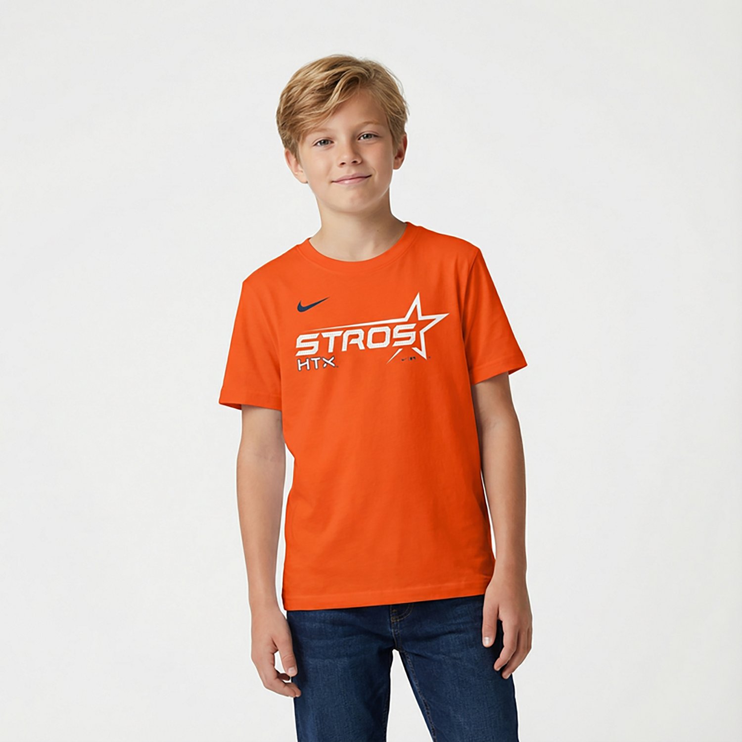 Nike Boys' 4-7 Astros City Connect Wordmark T-shirt - view number 2
