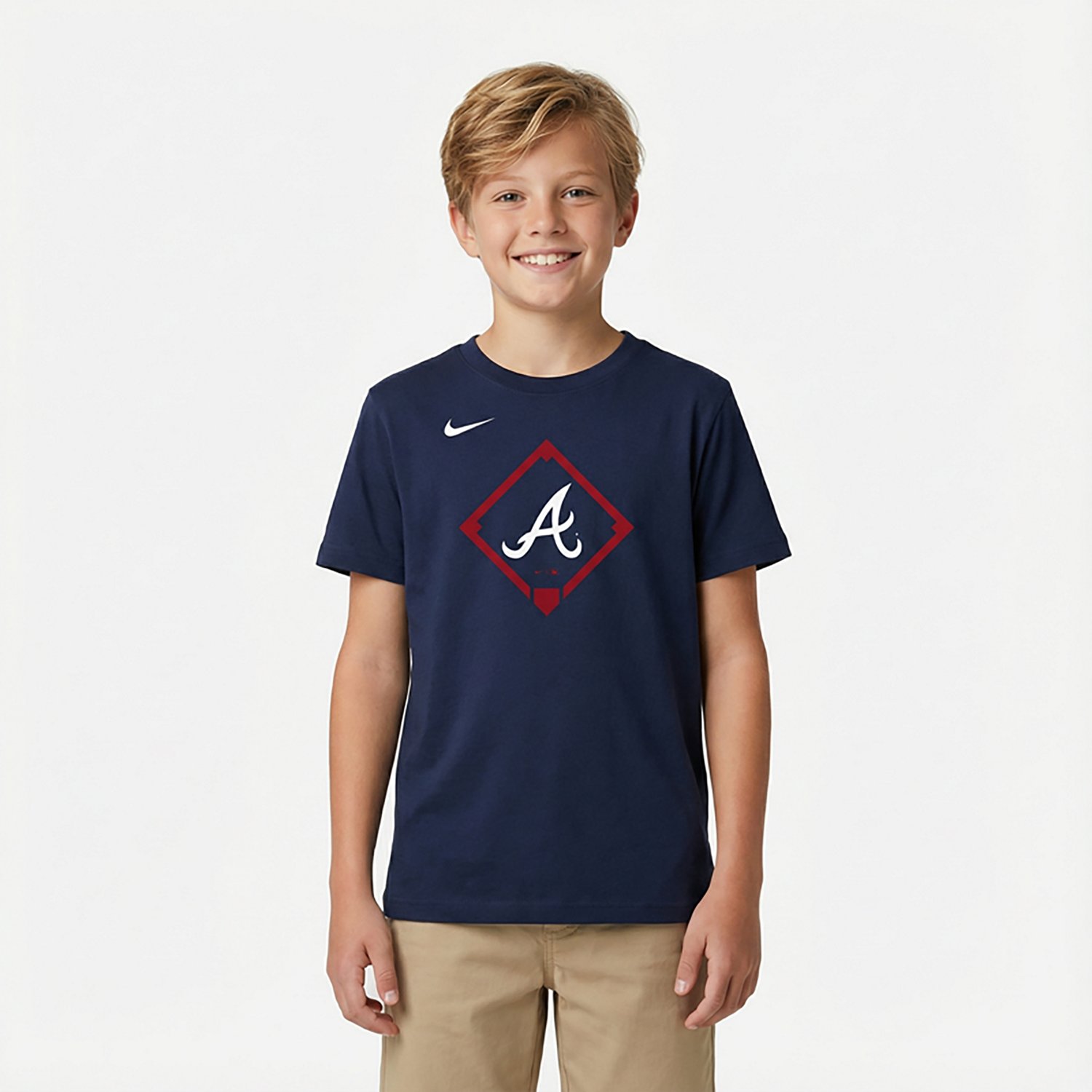 Nike Boys' 4-7 Braves Icon Legend T-shirt - view number 2