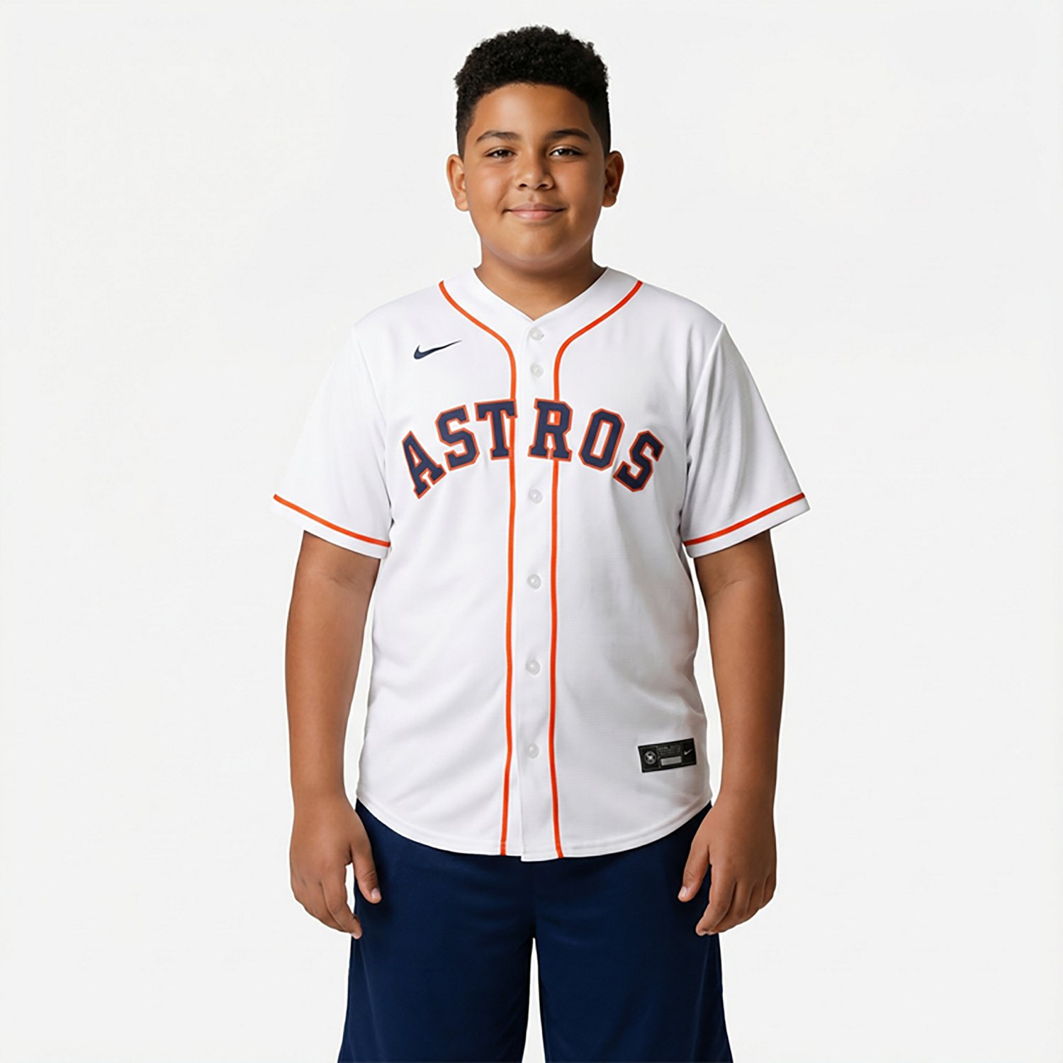 Nike Youth Houston Astros Home Replica 2.0 Jersey