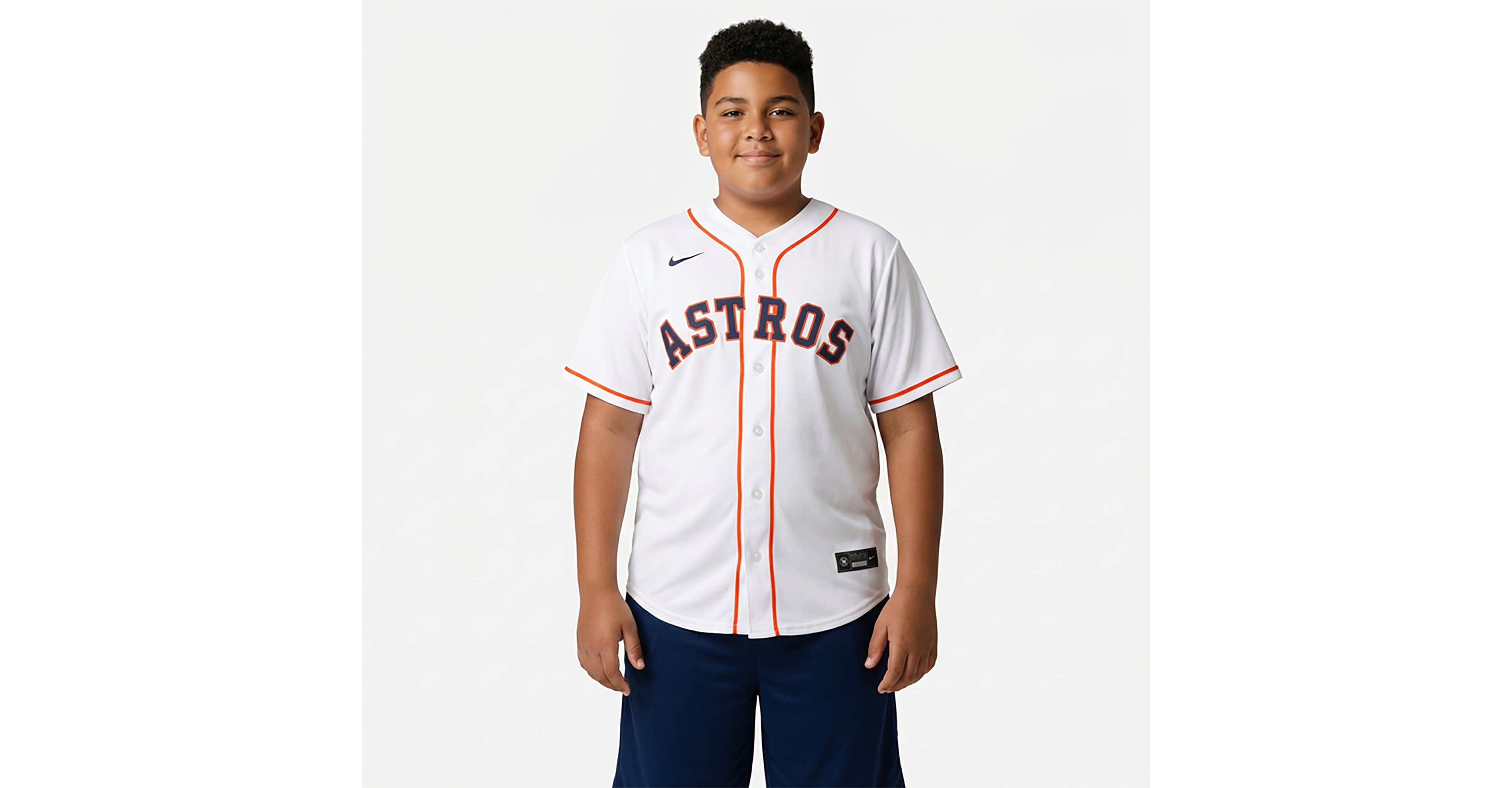 Nike Youth Houston Astros Home Replica 2.0 Jersey