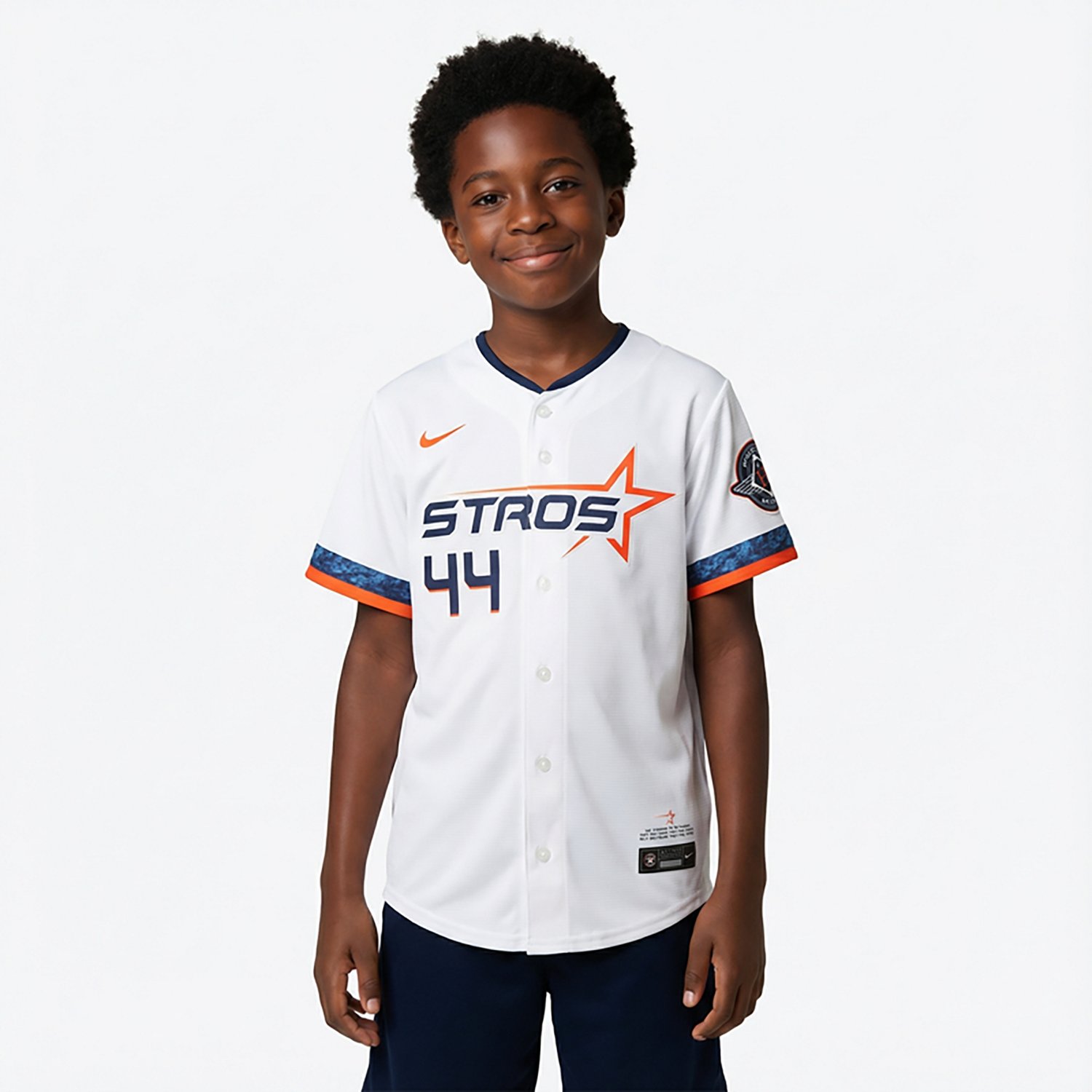 Nike Boys' 4-7 Houston Astros Yordan Alvarez Limited City Connect Player Jersey