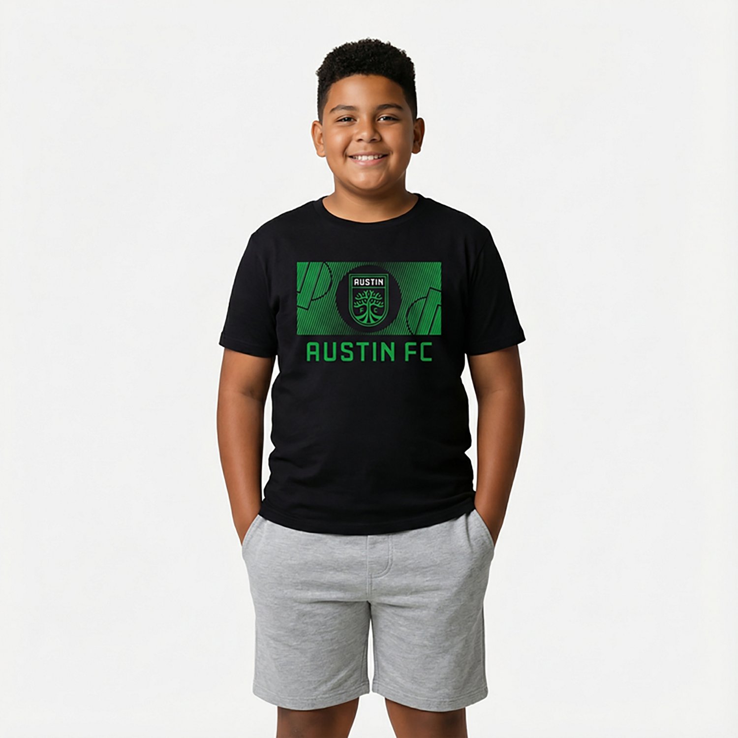 Outerstuff Youth Austin FC Full Pitch T-shirt - view number 2