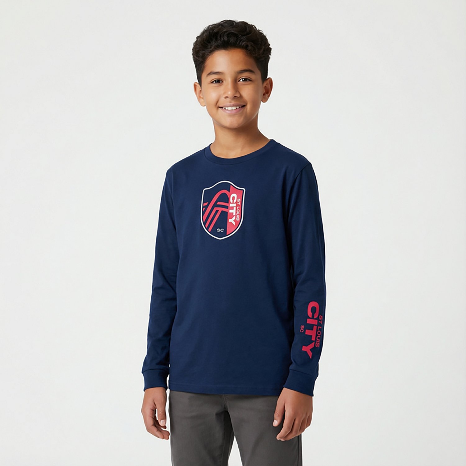 Outerstuff Kids' St. Louis City SC Slogan Decibel Long Sleeve T-shirt - view number 2