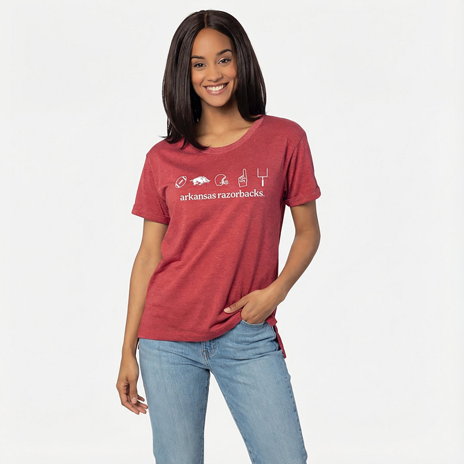 Chicka-d Women's Arkansas Hustle Must Have T-shirt - view number 2