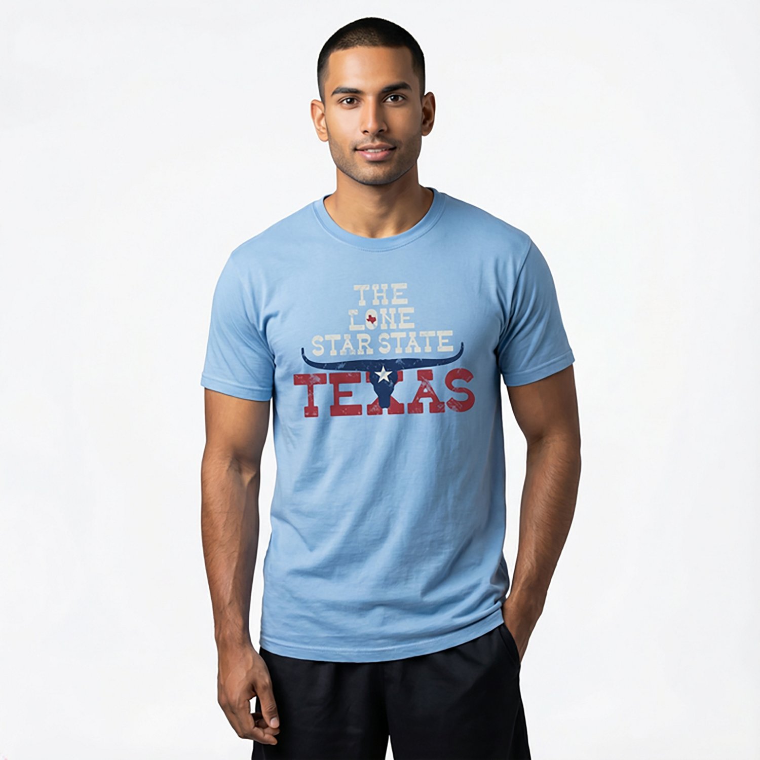 State Life Men's TX Longhorns Stack T-shirt - view number 2