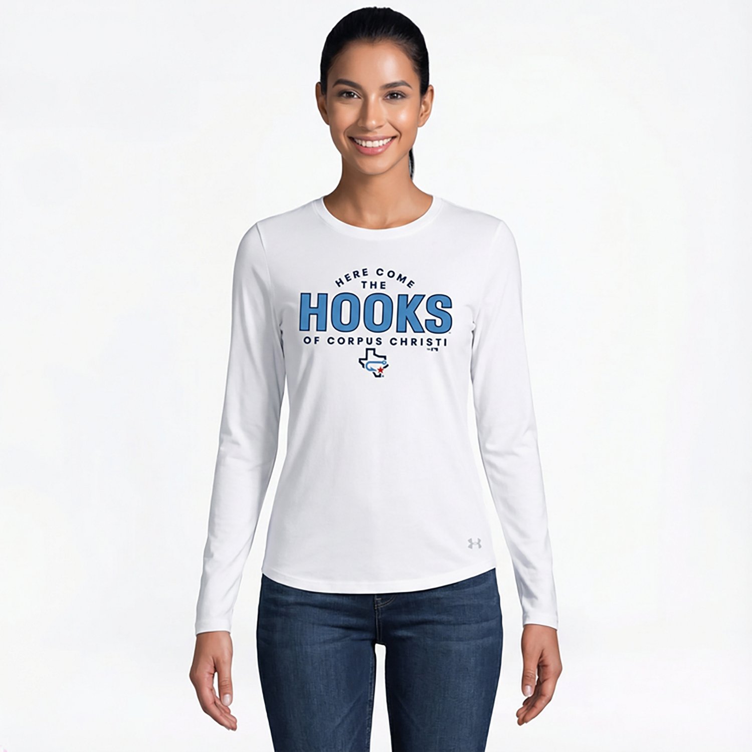 Under Armour Women's Corpus Christi Hooks Changeup Performance Long Sleeve T-shirt