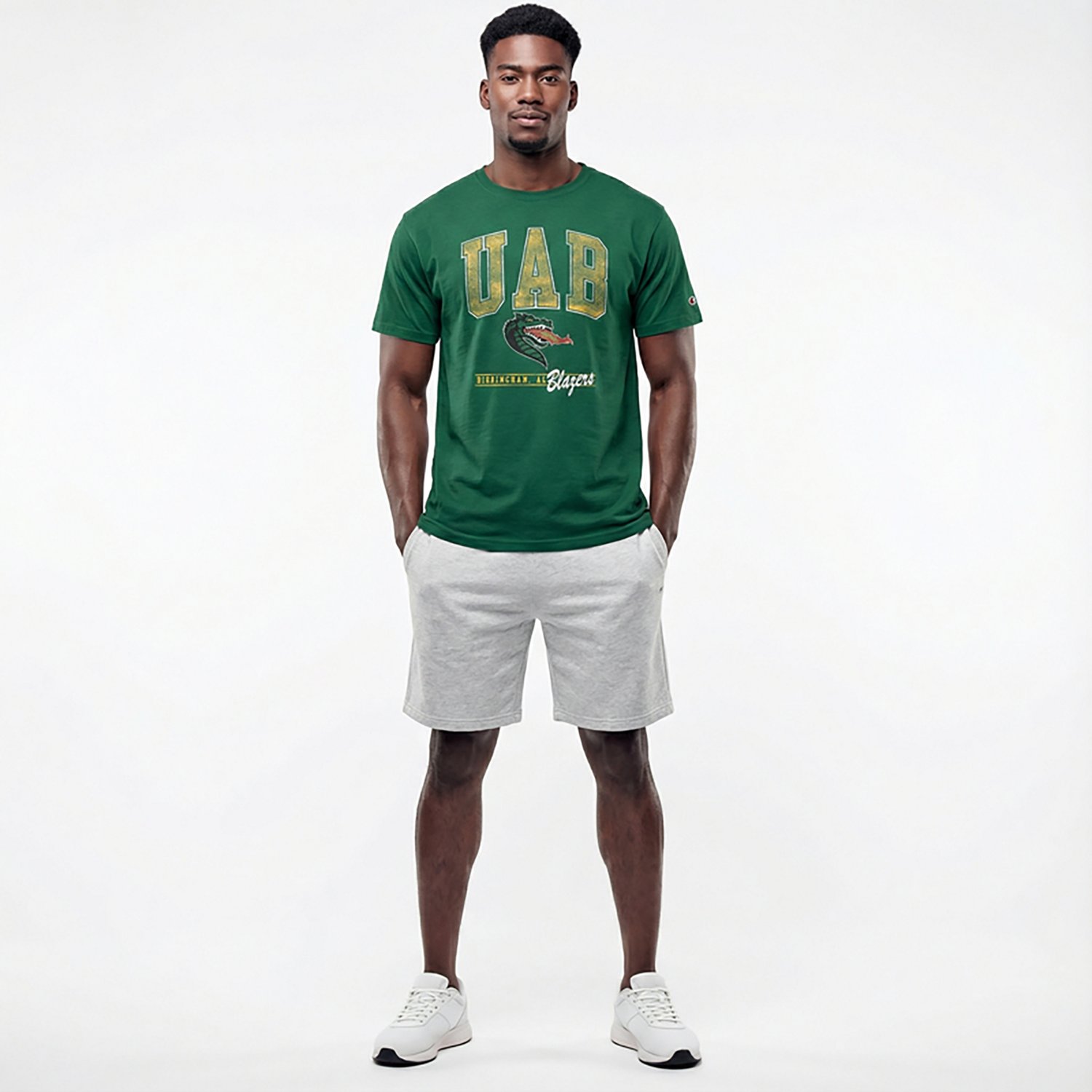 Champion Men's Alabama-Birmingham Big Logo Stadium T-shirt