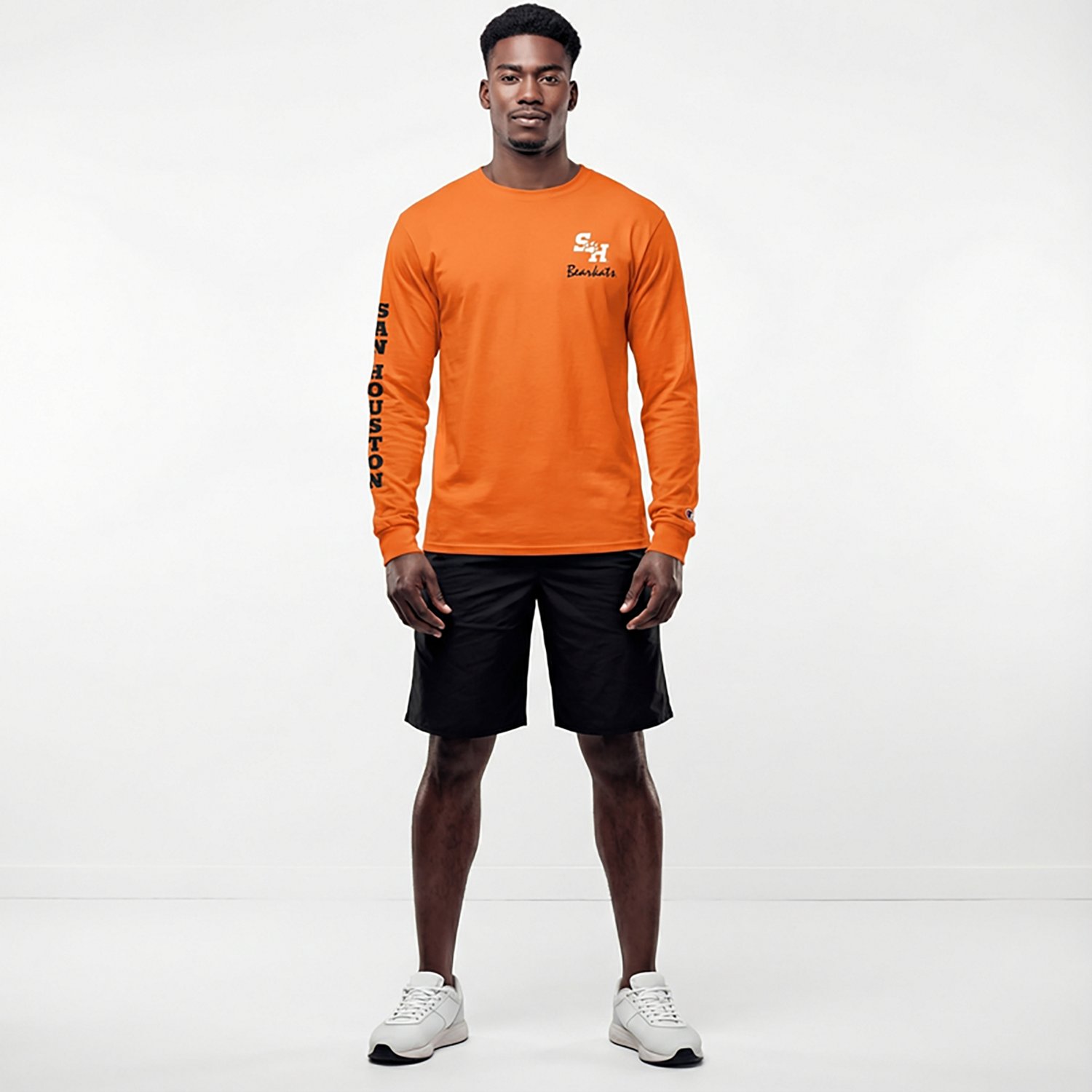 Champion Men's Sam Houston State 3 Hits Stadium Long Sleeve T-shirt