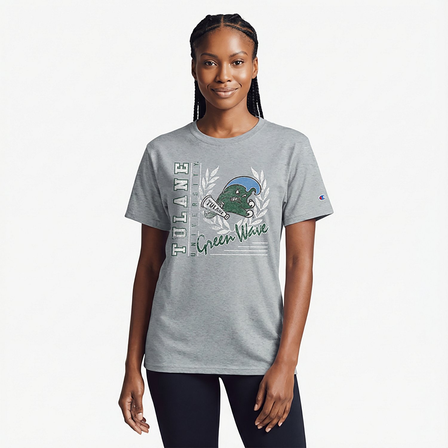 Champion Women's Tulane Mascot Script Stadium T-shirt - view number 2