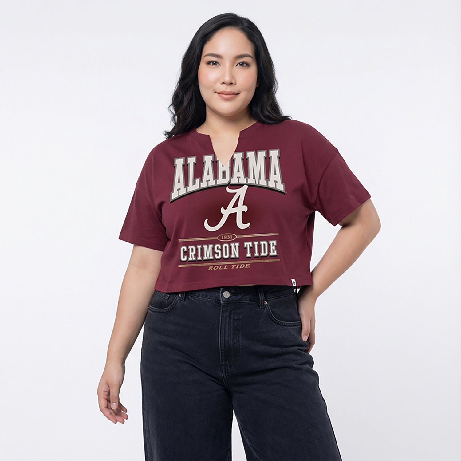 47 Women's Alabama Elation Oversize Notch Neck T-shirt - view number 2