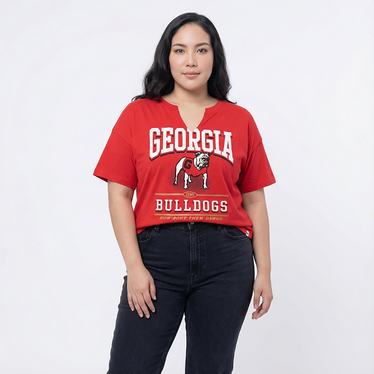 47 Women's Georgia Elation Oversize Notch Neck T-shirt - view number 2