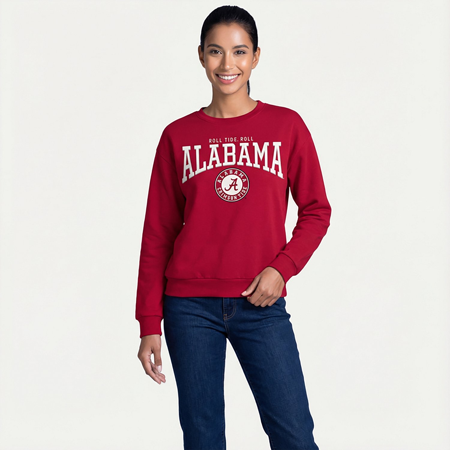 Pressbox Women's Alabama Parthenon Janise Oversize Crew Sweatshirt - view number 2