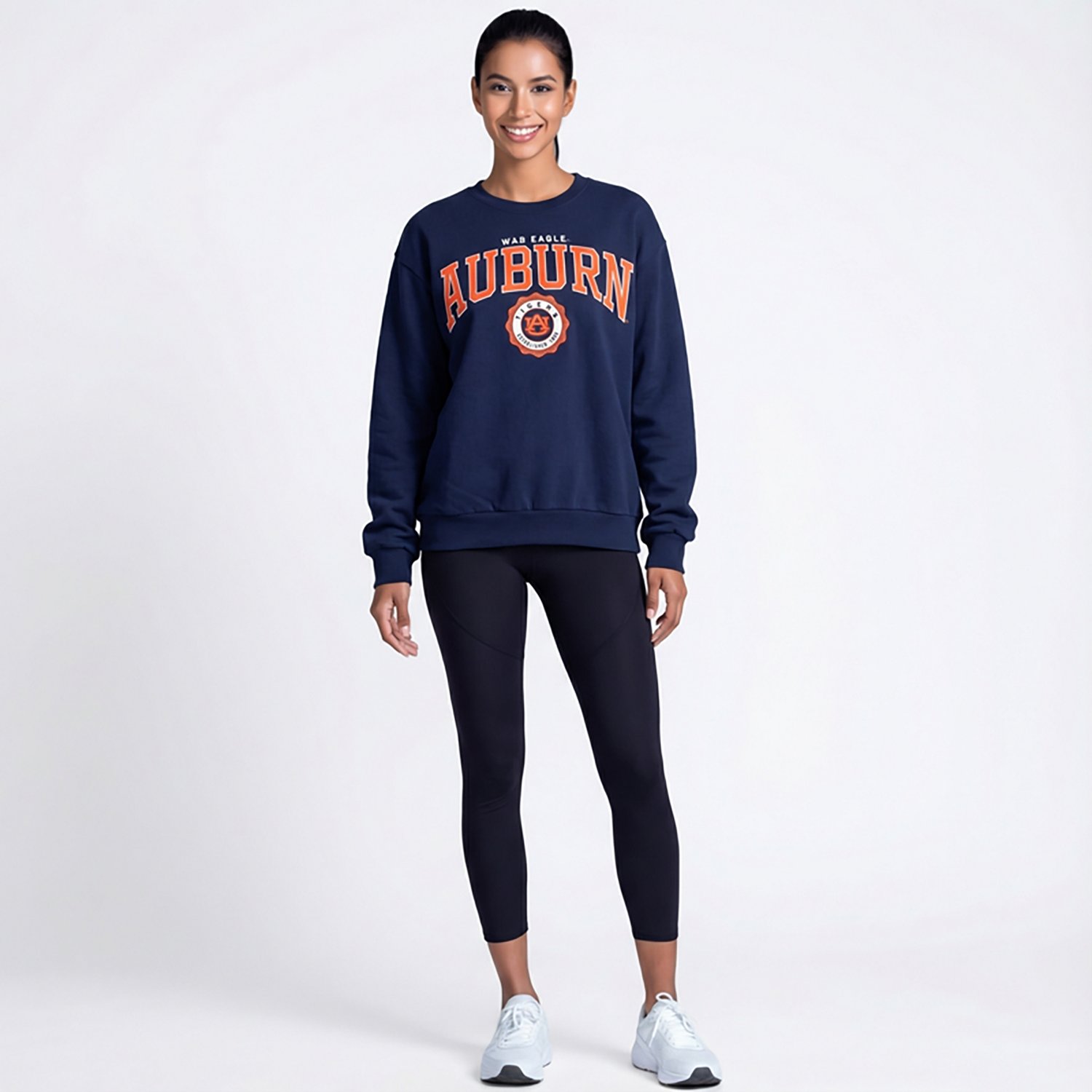 Pressbox Women's Auburn Parthenon Janise Oversize Crew Sweatshirt