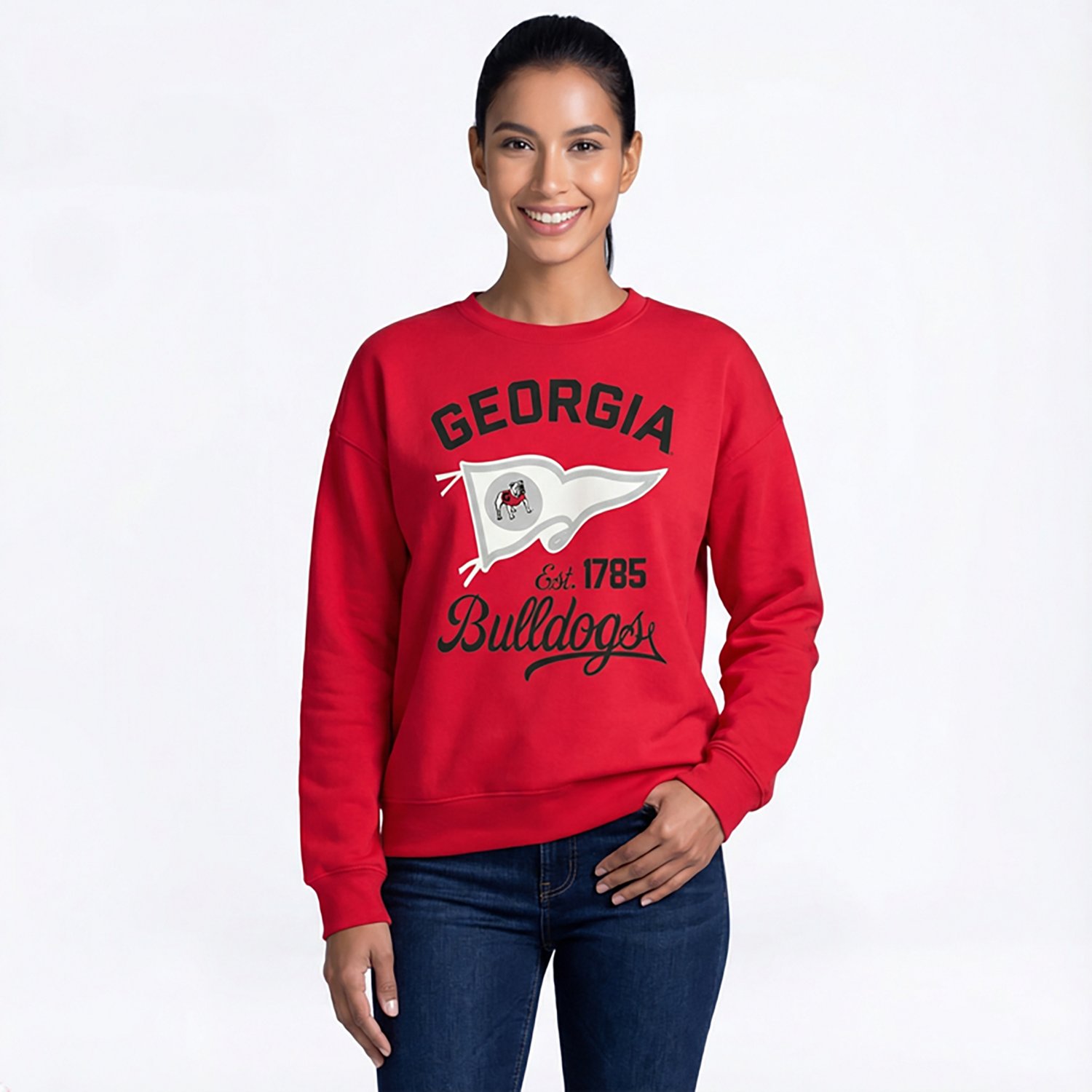 Pressbox Women's Georgia Old Standard Puff Janise Oversize Crew Sweatshirt - view number 2