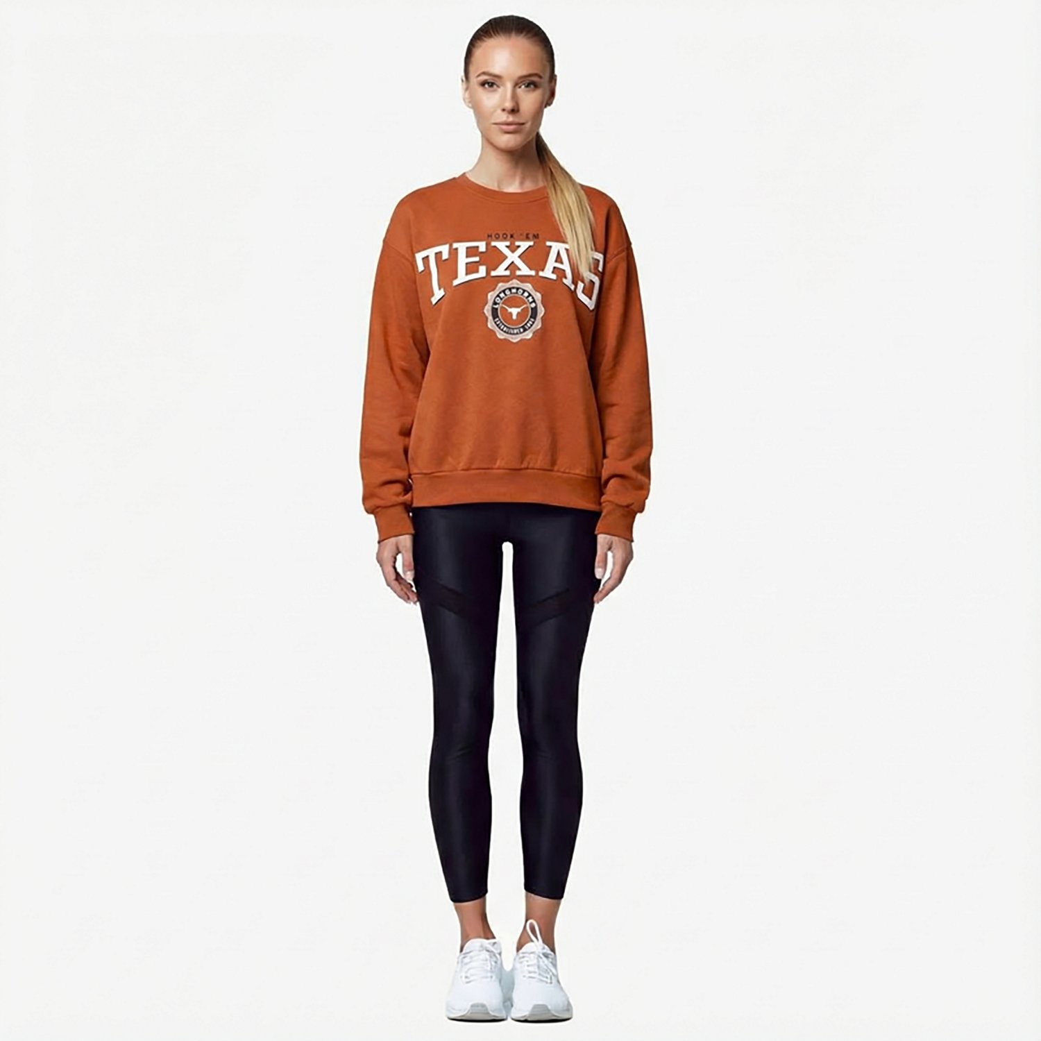 Pressbox Women's Texas Parthenon Janise Oversize Crew Sweatshirt