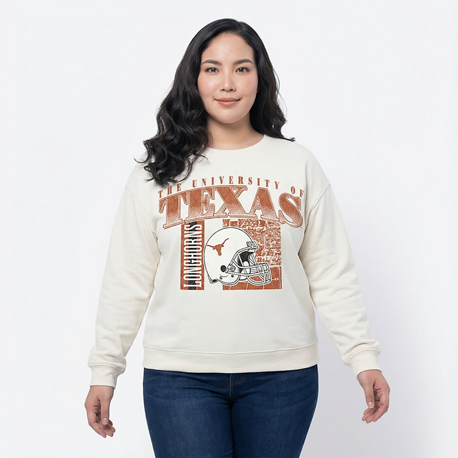 Pressbox Women's Texas Zone 2 Sided Janise Oversize Crew Sweatshirt - view number 2