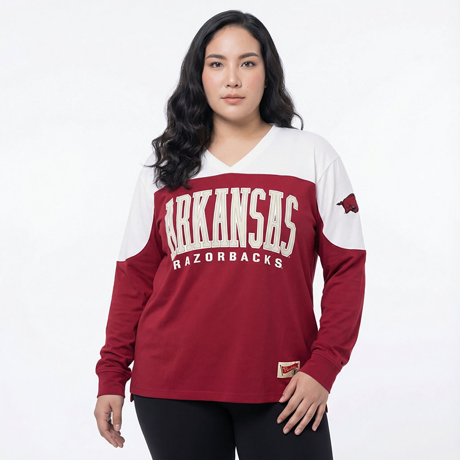 Pressbox Women's Arkansas Southlawn Victory Long Sleeve Top - view number 2