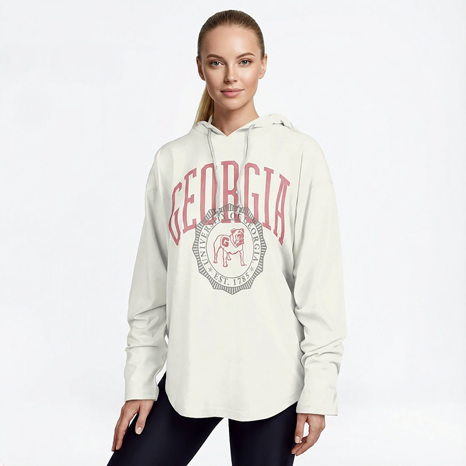 Pressbox Women's Georgia Lawrence San Bruno Hooded Long Sleeve Top - view number 2