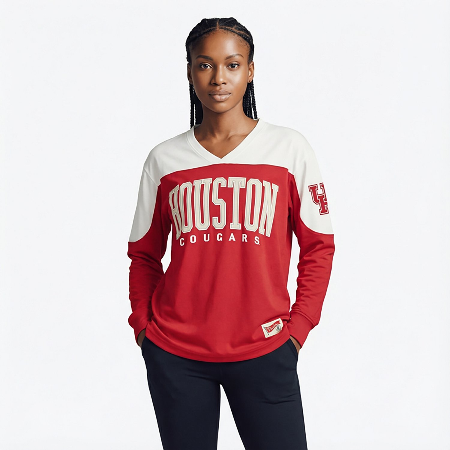 Pressbox Women's Houston Southlawn Victory Long Sleeve Top - view number 2