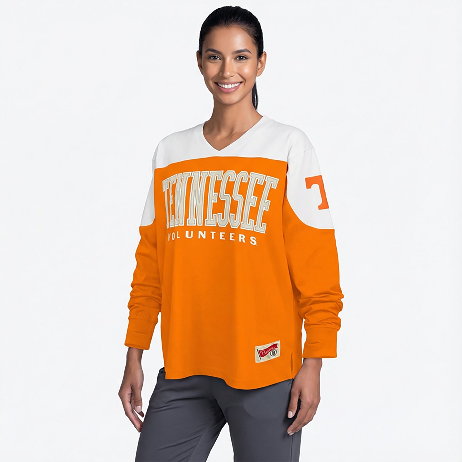 Pressbox Women's Tennessee Southlawn Victory Long Sleeve Top - view number 2