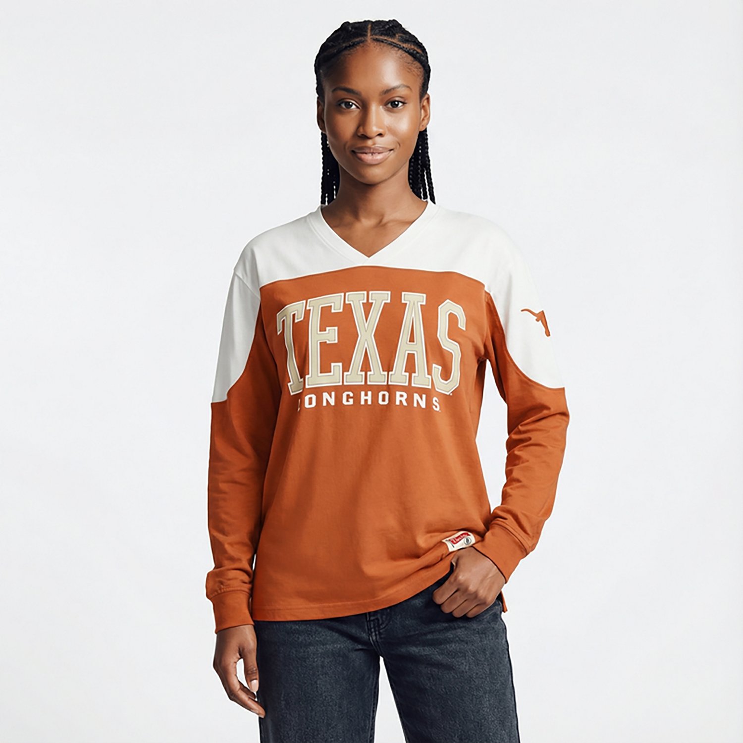 Pressbox Women's Texas Southlawn Victory Long Sleeve Top - view number 2