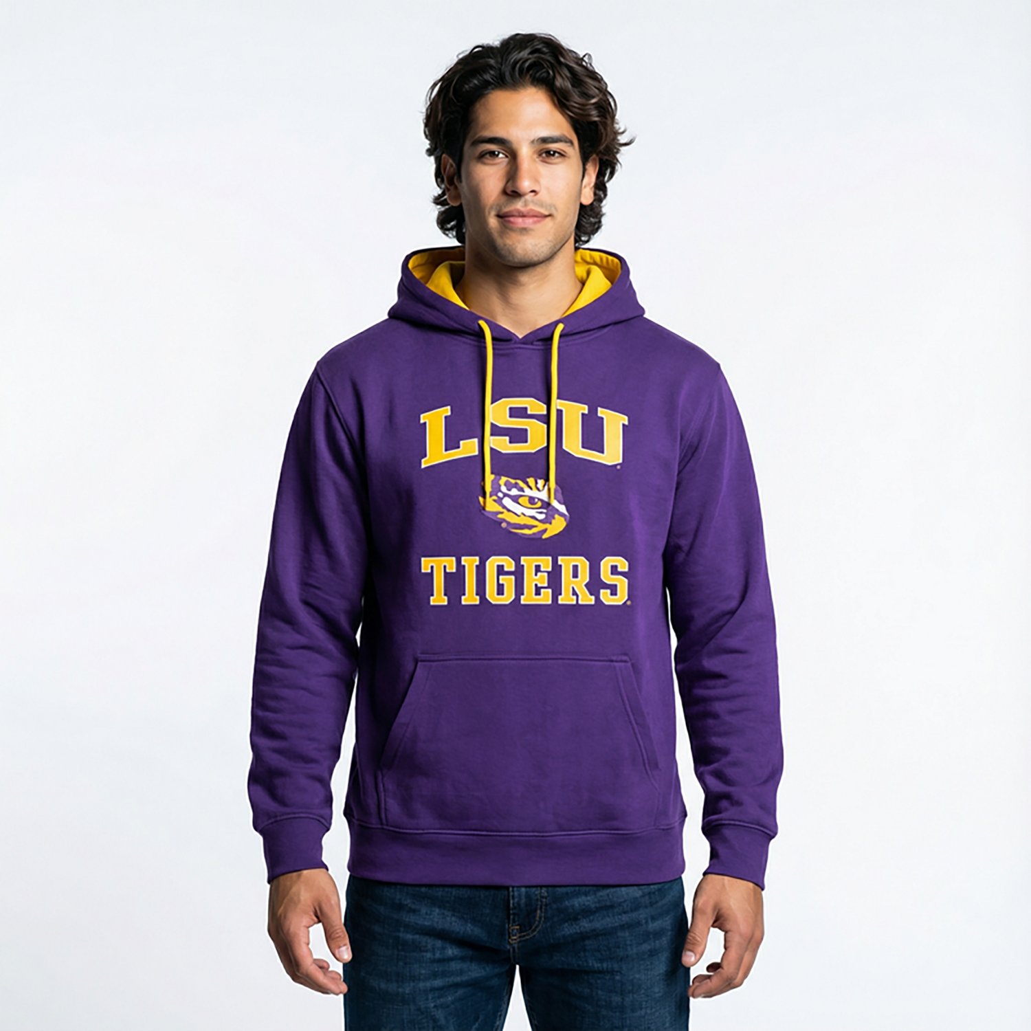 Colosseum Athletics Men's LSU Liam Hoodie - view number 2