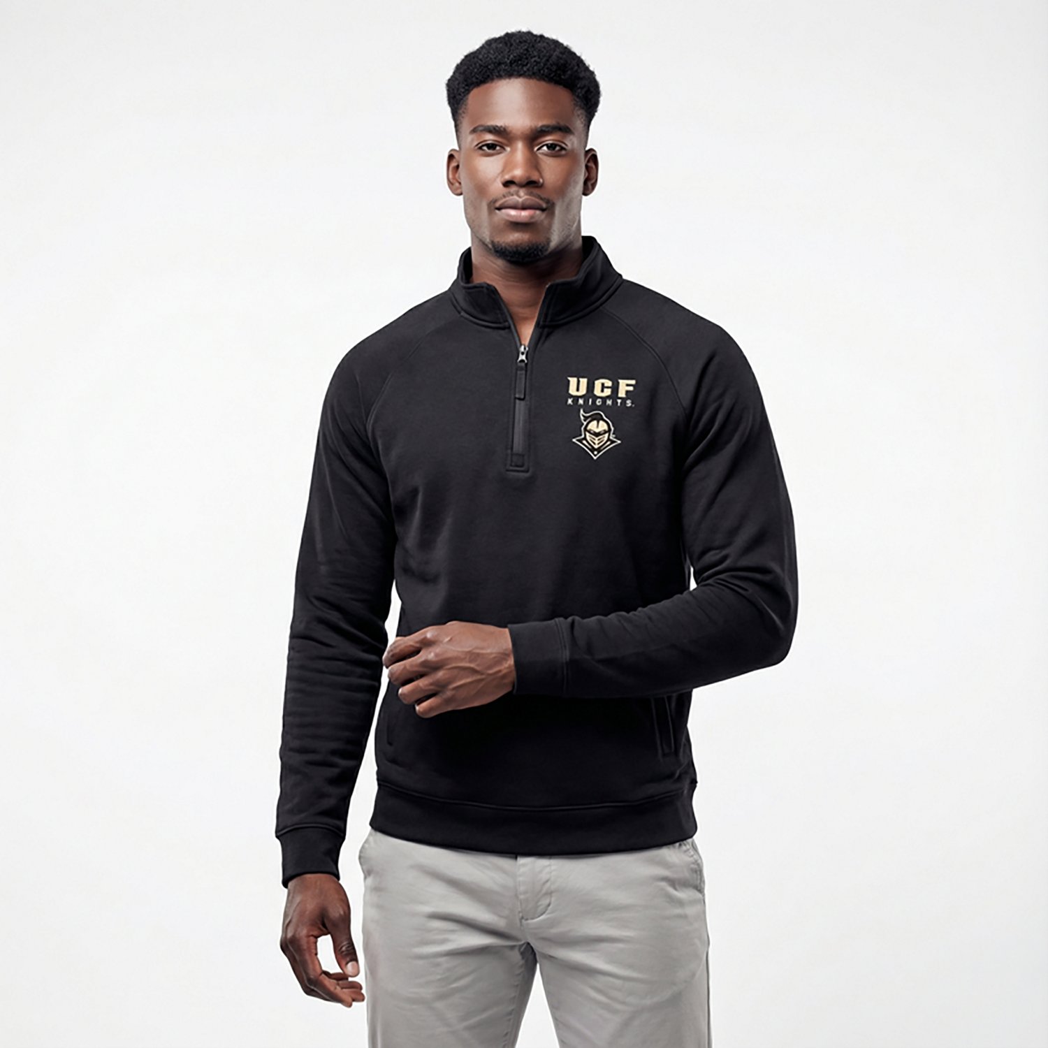 Colosseum Athletics Men's Central Florida Nial 1/4 Zip Pullover - view number 2