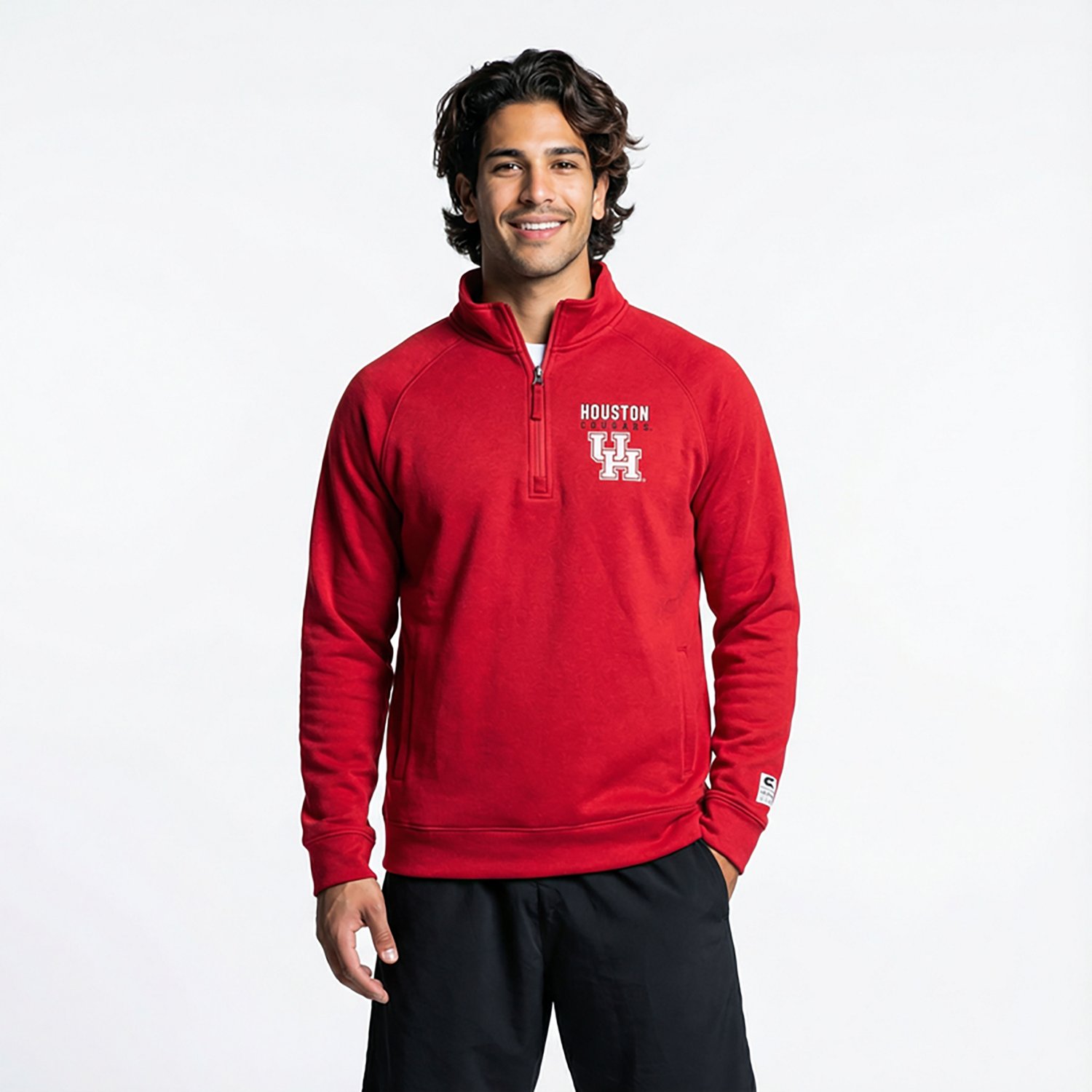 Colosseum Athletics Men's Houston Nial 1/4 Zip Pullover - view number 2