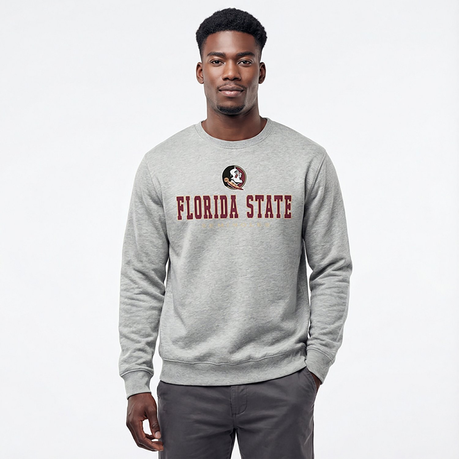 Colosseum Athletics Men's Florida State Zayn Crew Sweatshirt - view number 2