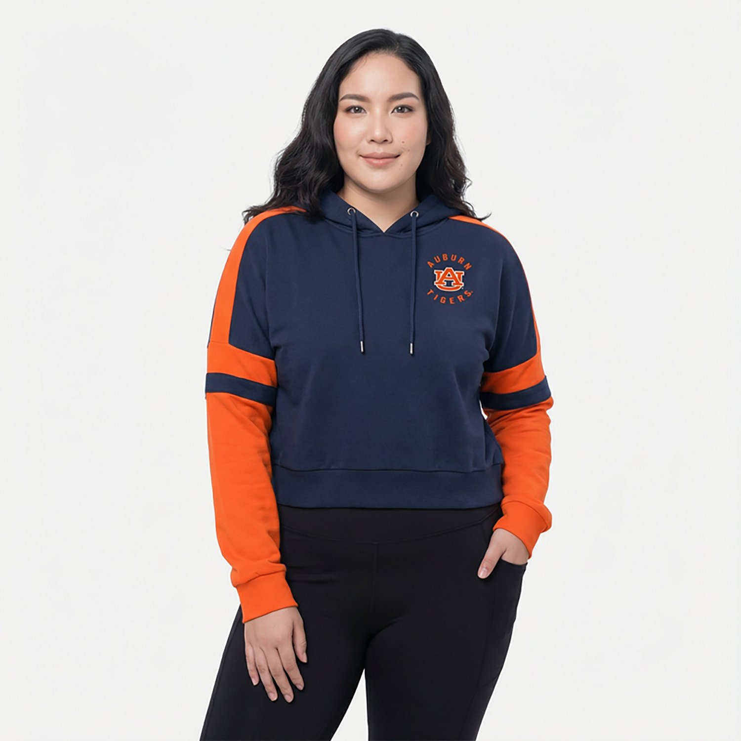 Colosseum Athletics Women's Auburn Harry Cropped Hoodie - view number 2