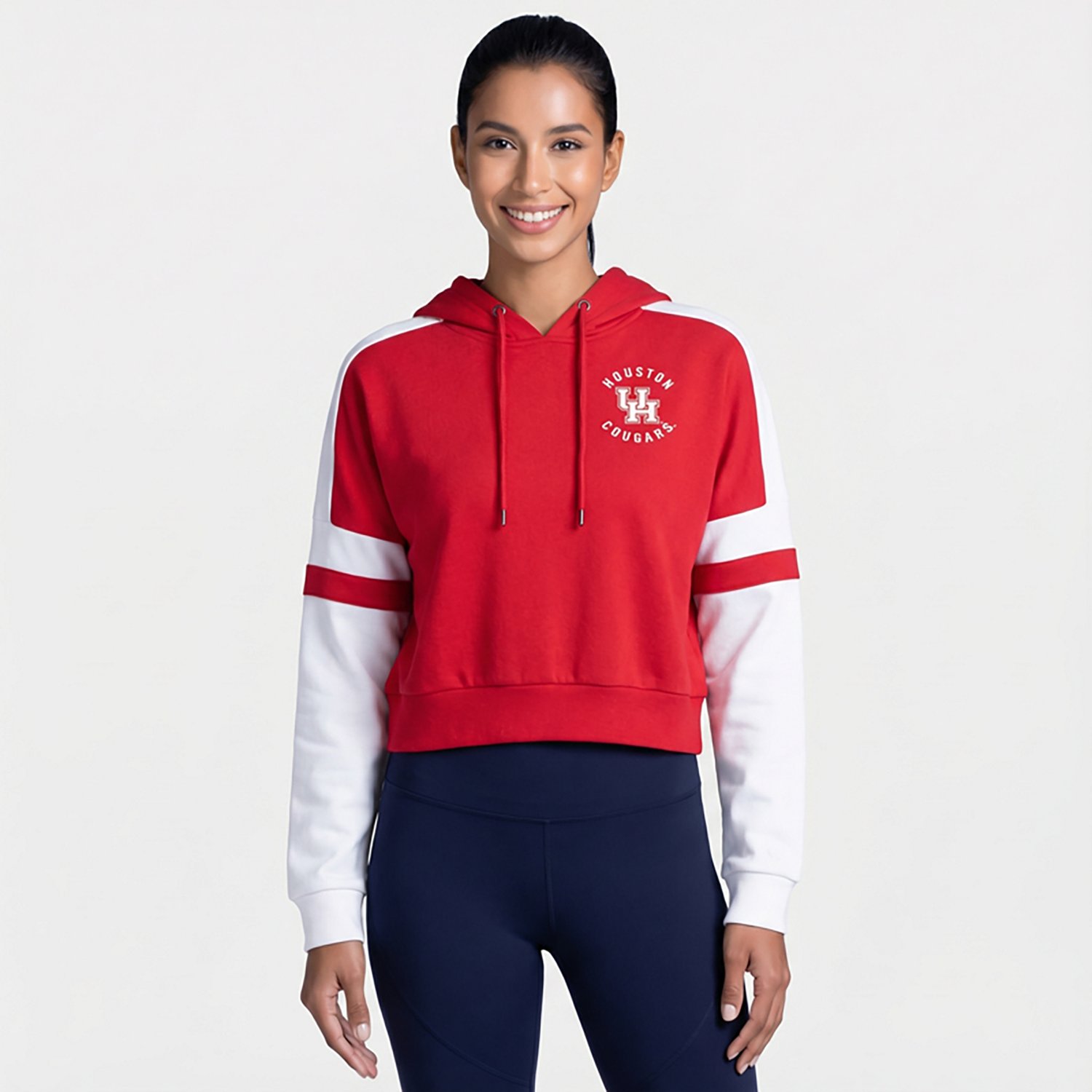 Colosseum Athletics Women's Houston Harry Cropped Hoodie - view number 2