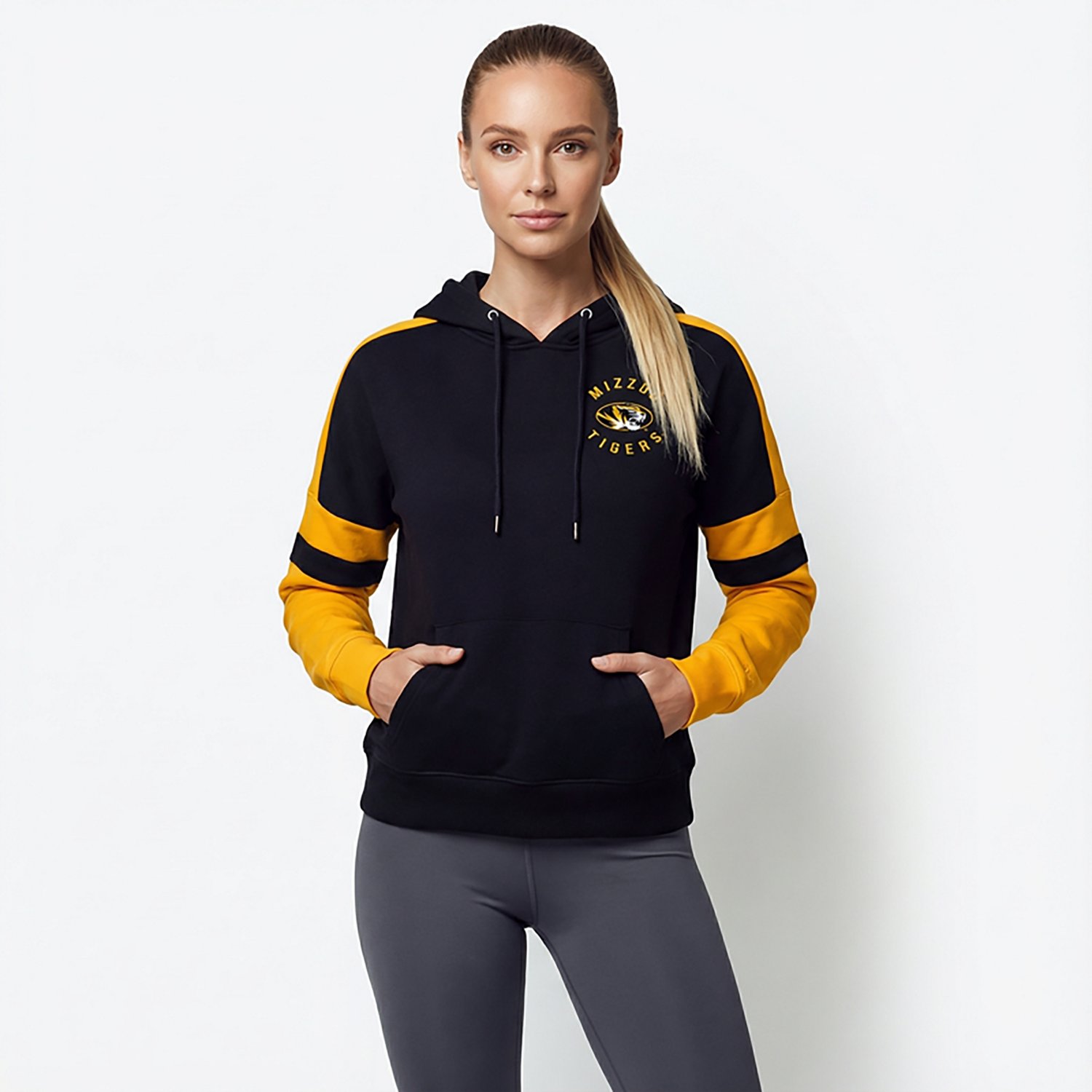 Colosseum Athletics Women's Missouri Harry Cropped Hoodie - view number 2